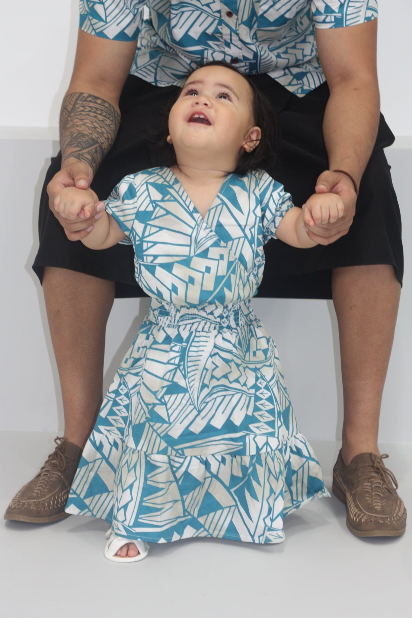 Kalavata Girls Gray Cloud Madelyn Dress LG1942