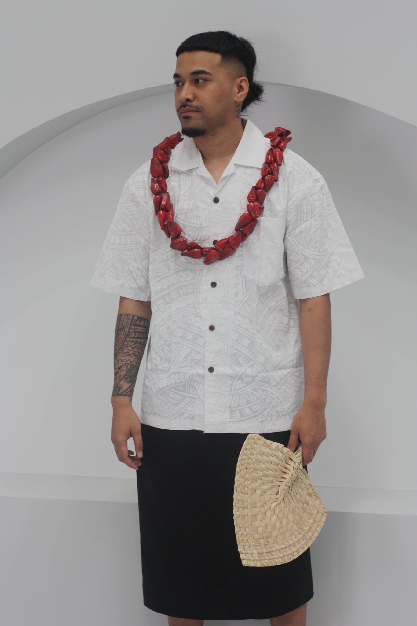 Mesian White Men's Shirt CWOW 5020