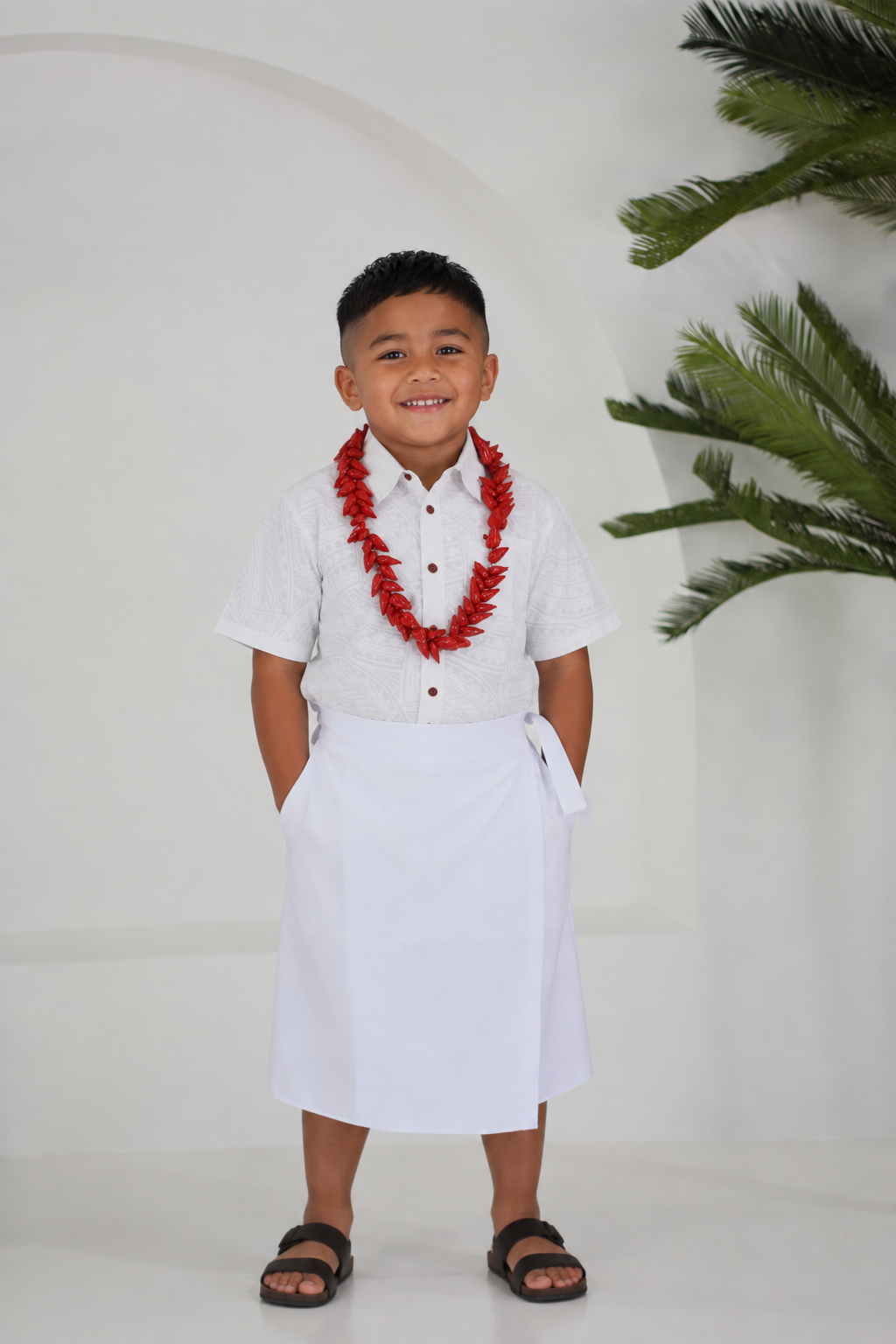 Iefaitaga-Sulu Boy's Plain White