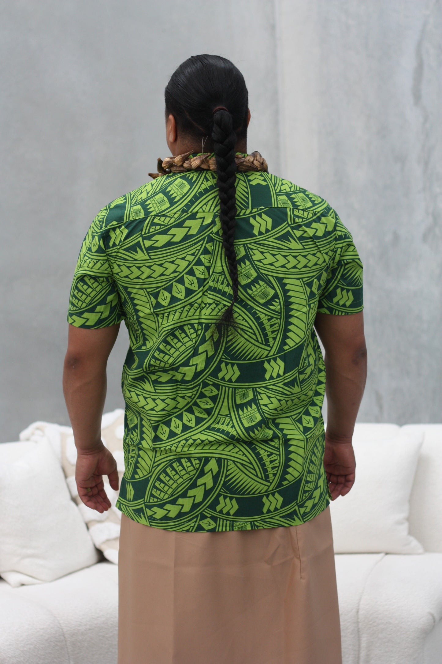 Kalavata Livai Men's Shirt ( Green )