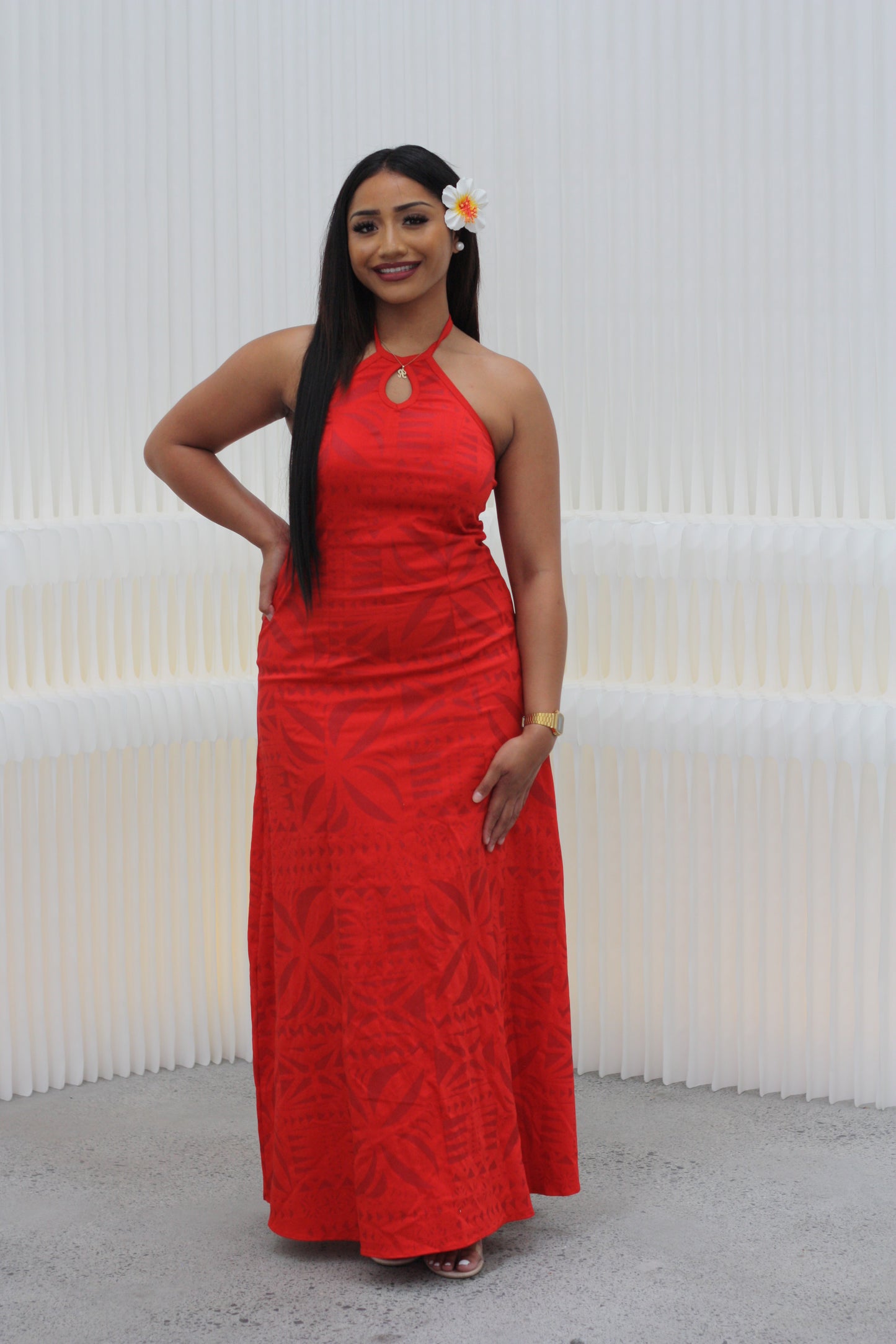 Cece's Ruby Halter Dress