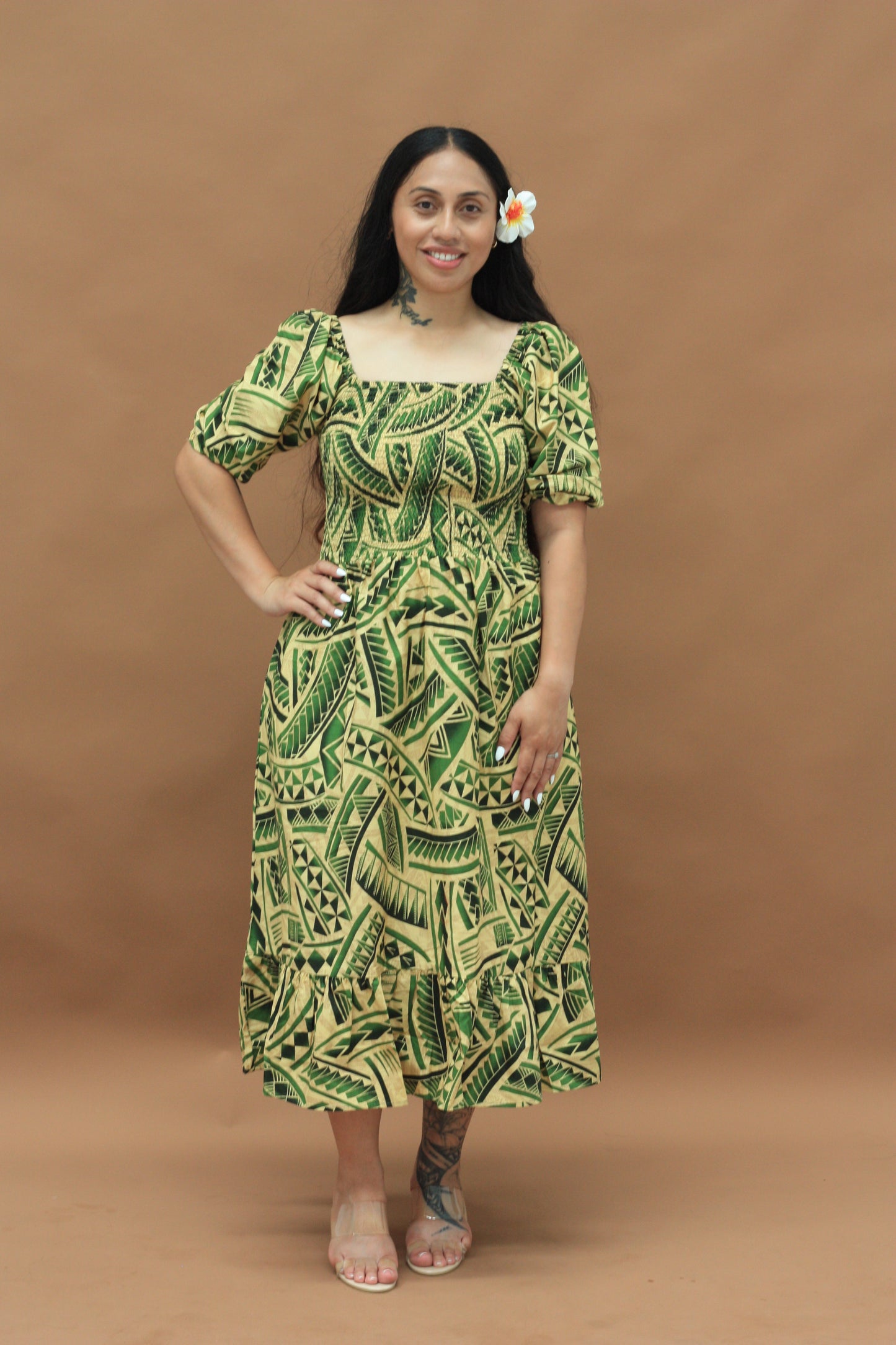 Kalavata Women's Olive Dress FB1732