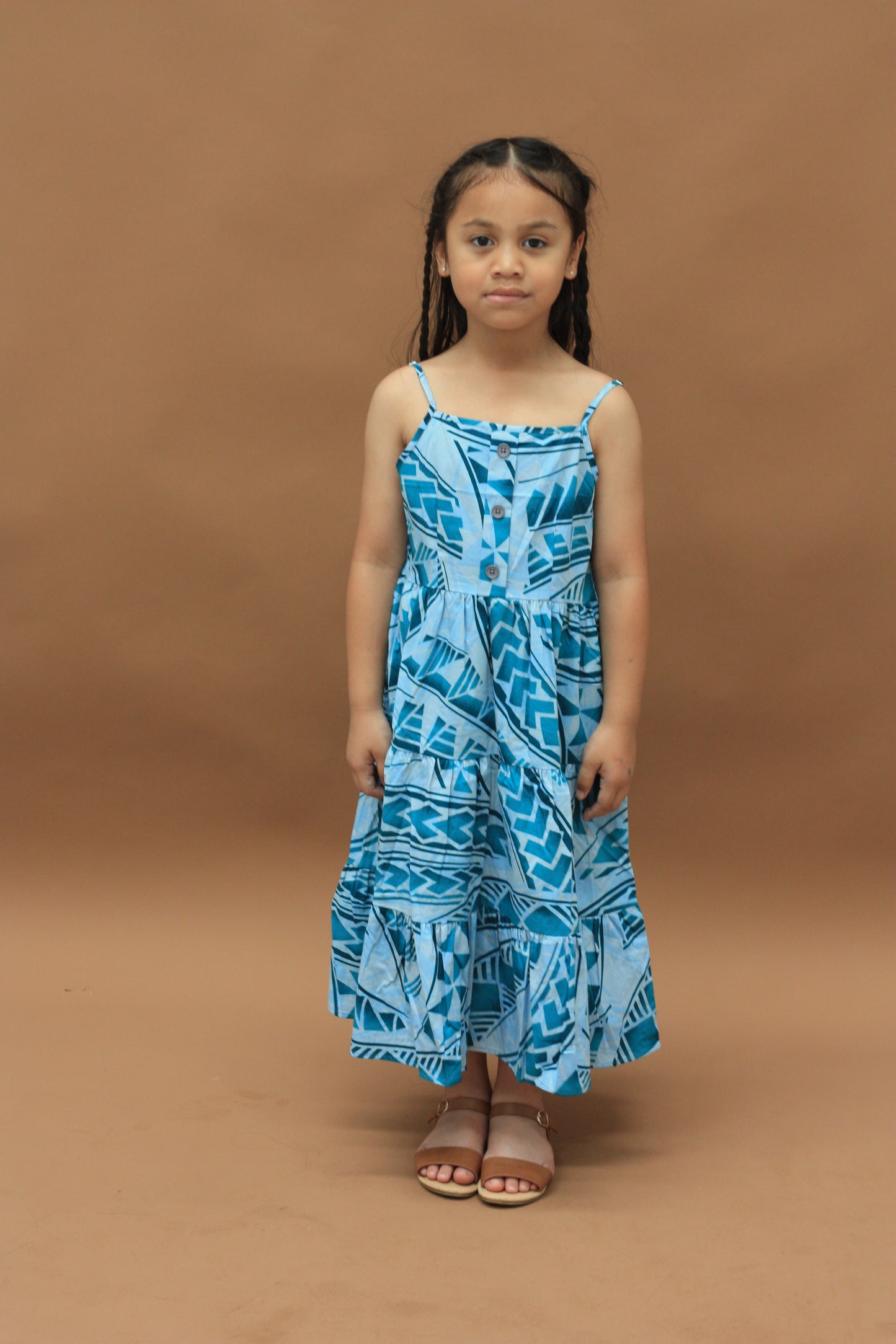 Kalavata Girl's Teal Dress FB1731