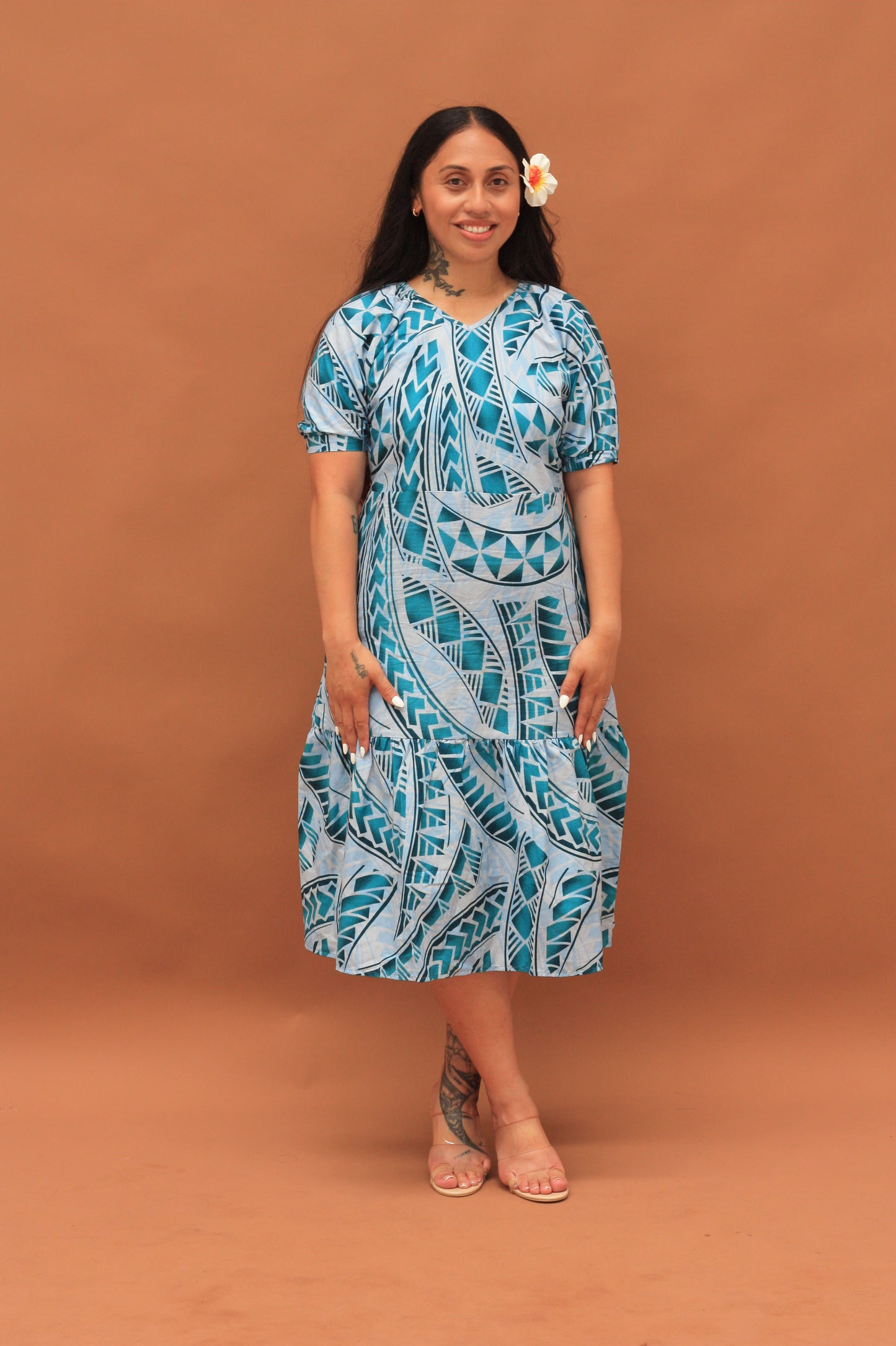 Kalavata Women's Teal Dress FB1731