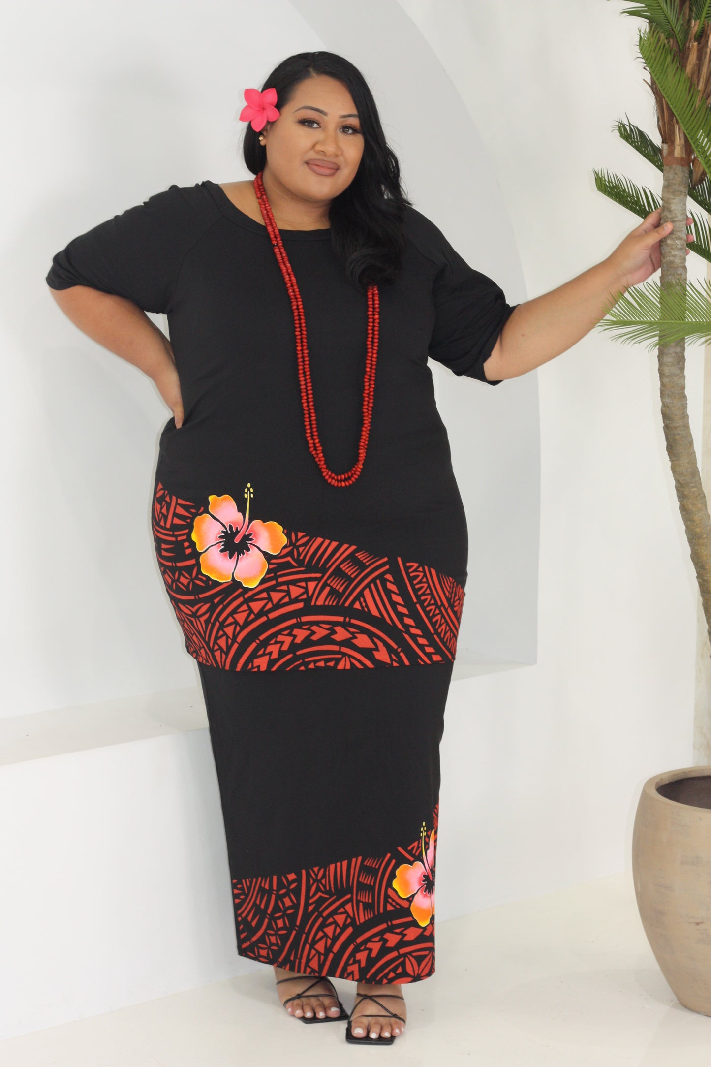 Cece's Hibiscus Elei Puletasi (Plus)