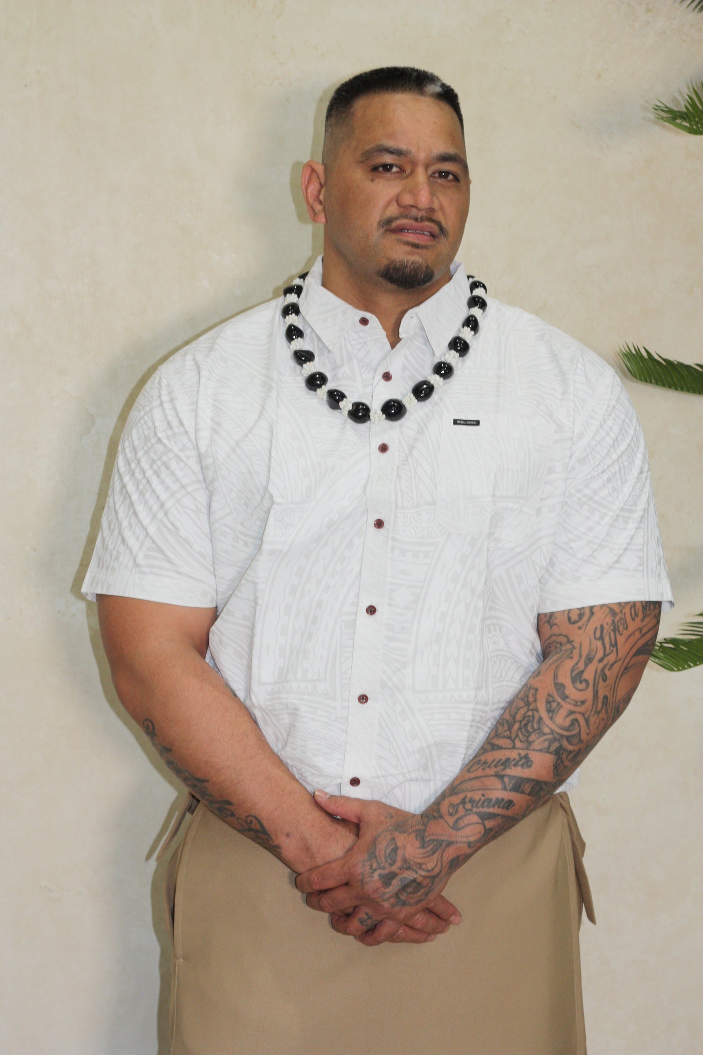 Kalavata Men's Shirt (SS4232) White