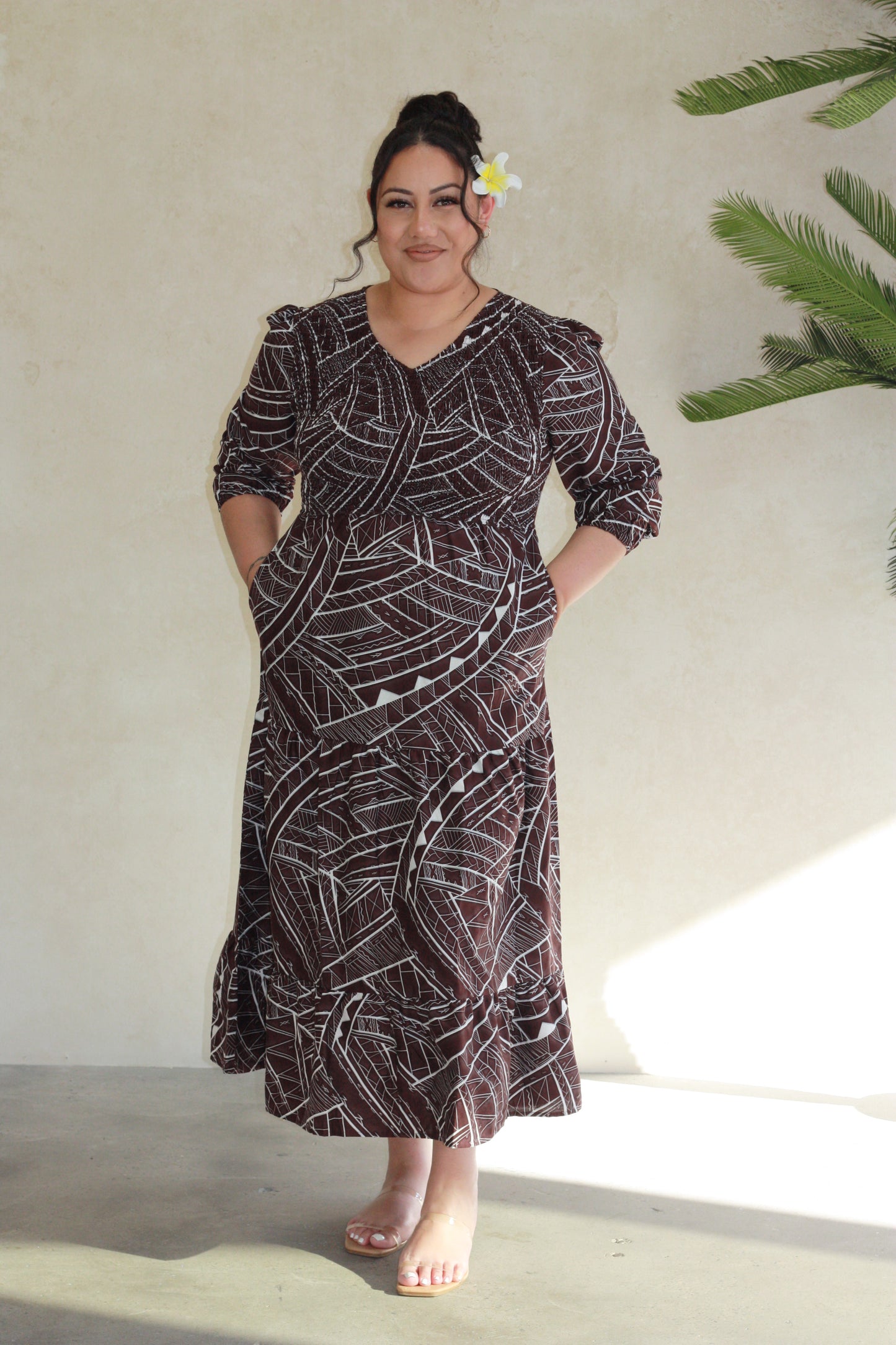 Tribal Origin Ladies Araminta Dress- FB1794 Brown