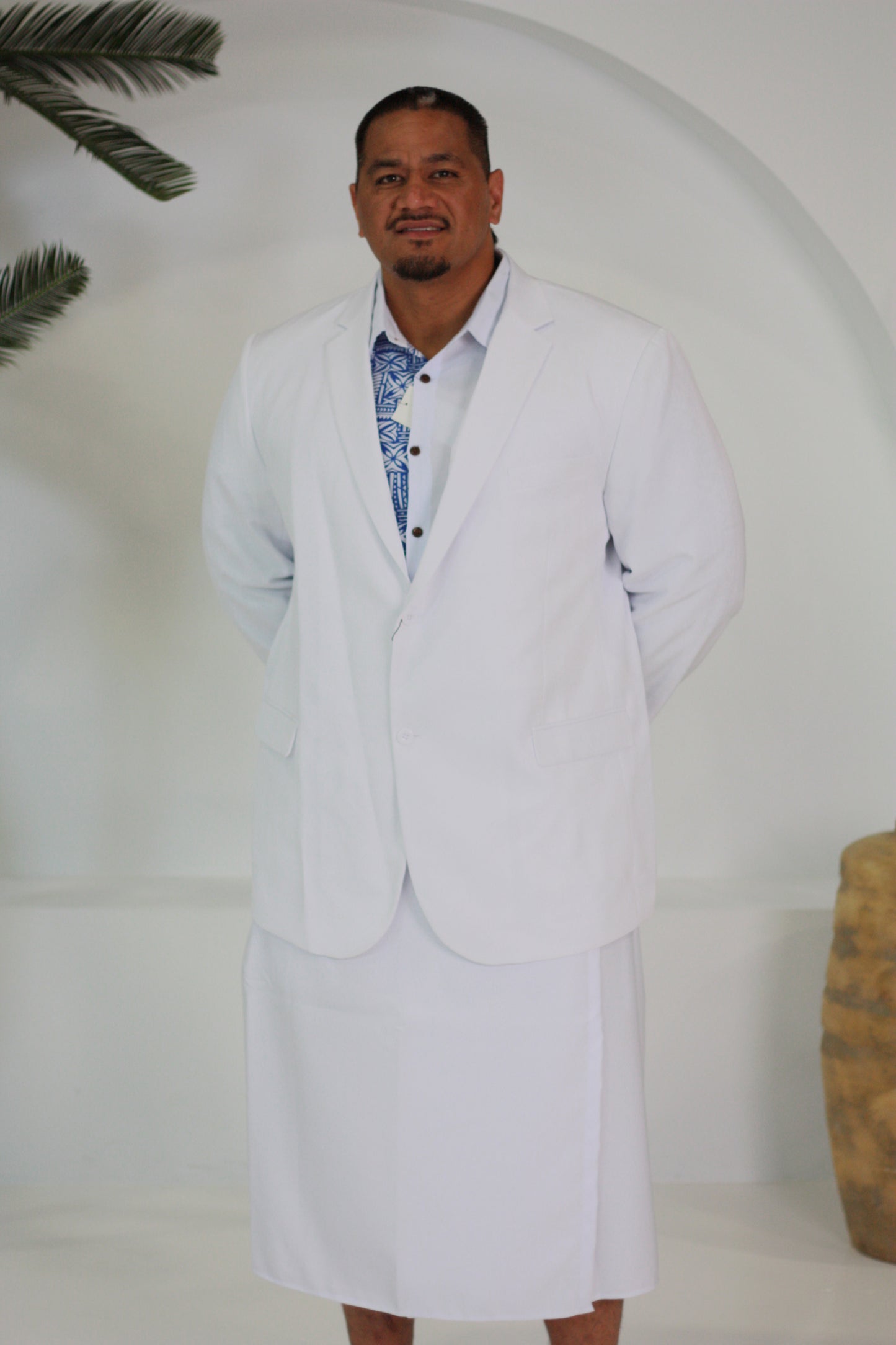 Pelaue -White Blazer Mens