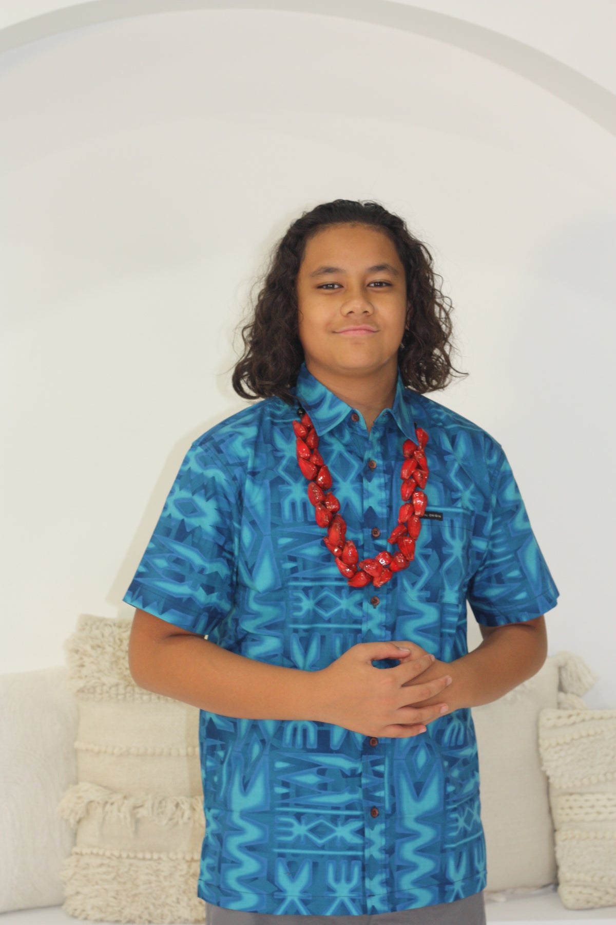 Ula Fala Samoa Red