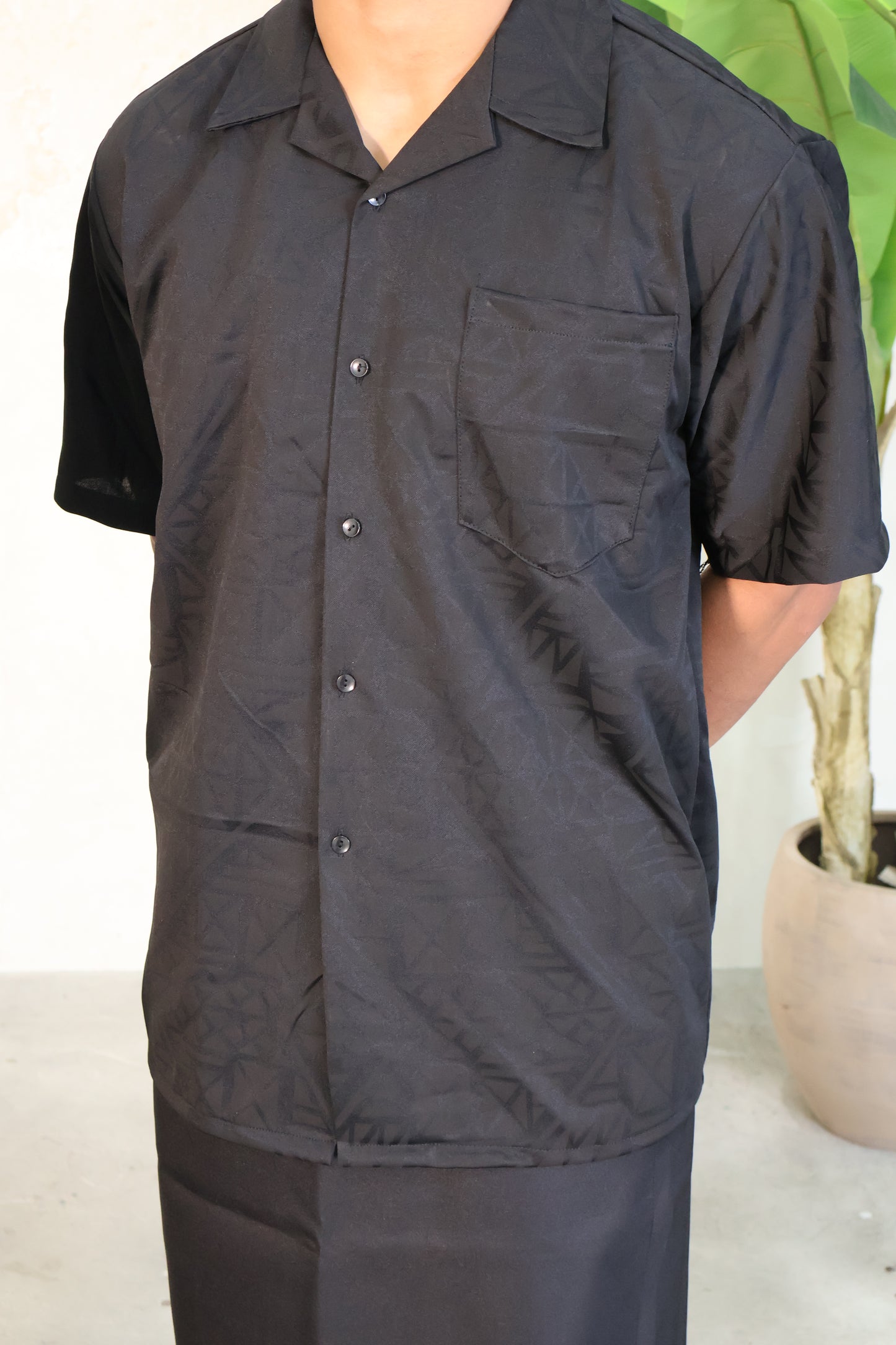 Polynesian Fashion Men's Black Shirt