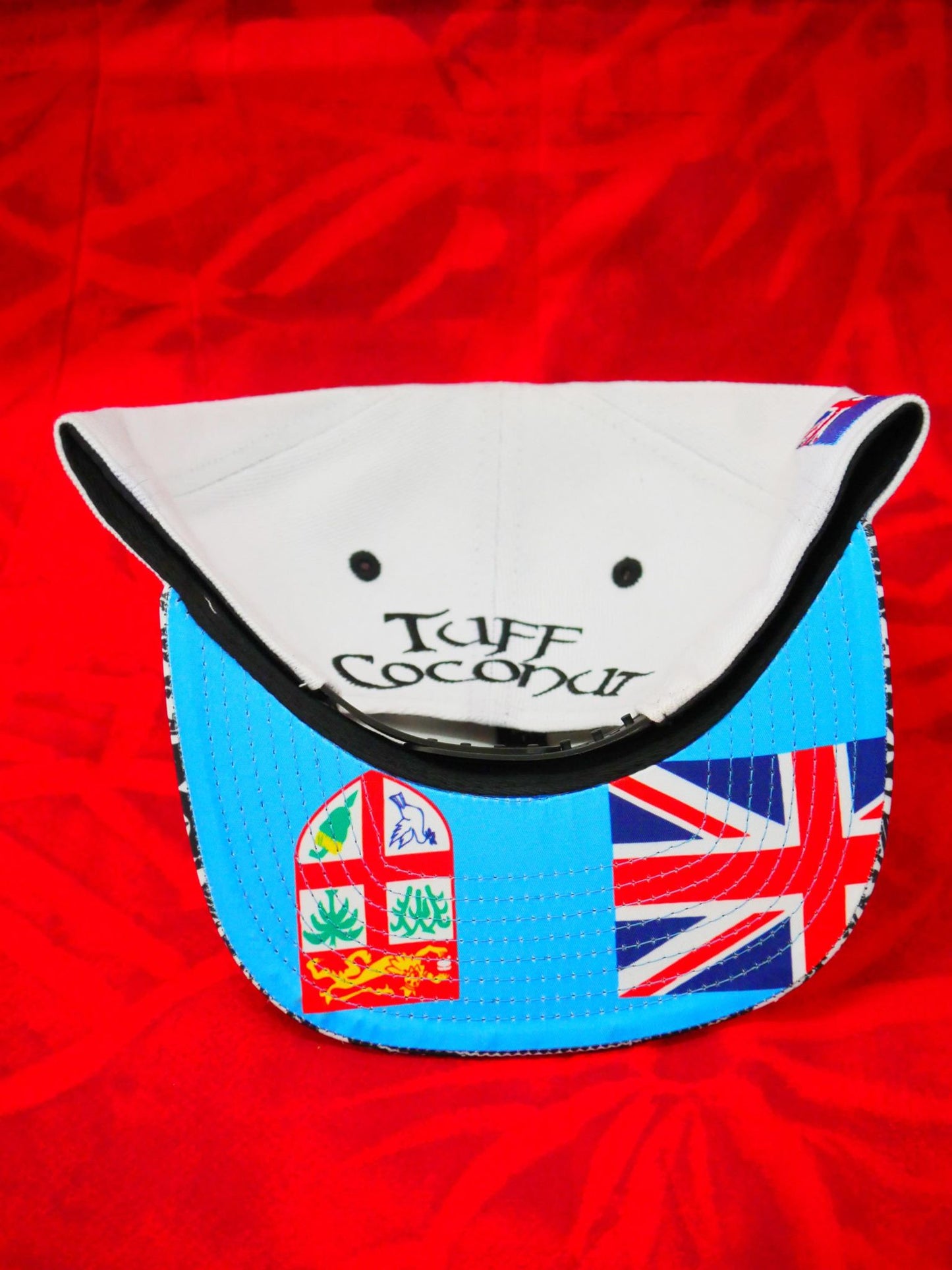 Tuff Coconut's "Fiji" Snapback White on Black