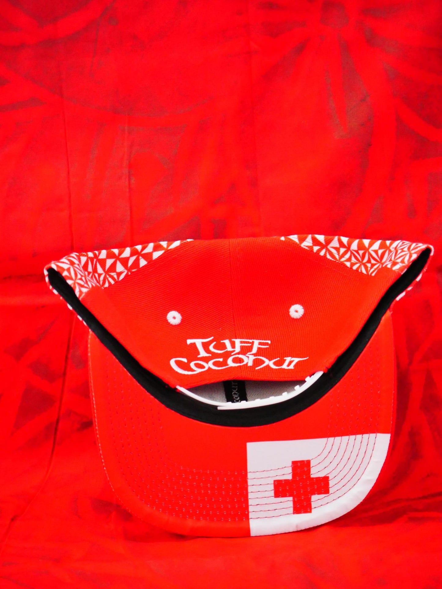 Tuff Coconut "Tonga" Snapback Red and White