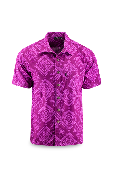 Tribal Origin Men's Elei Shirt ( Purple ) FB1398