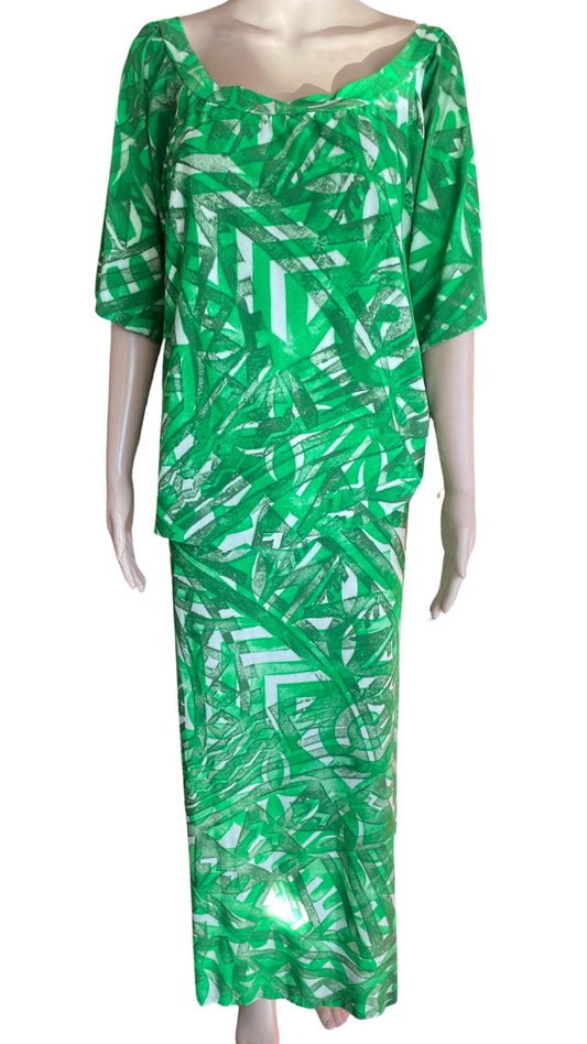 Plus Rimani Green Elei Dress