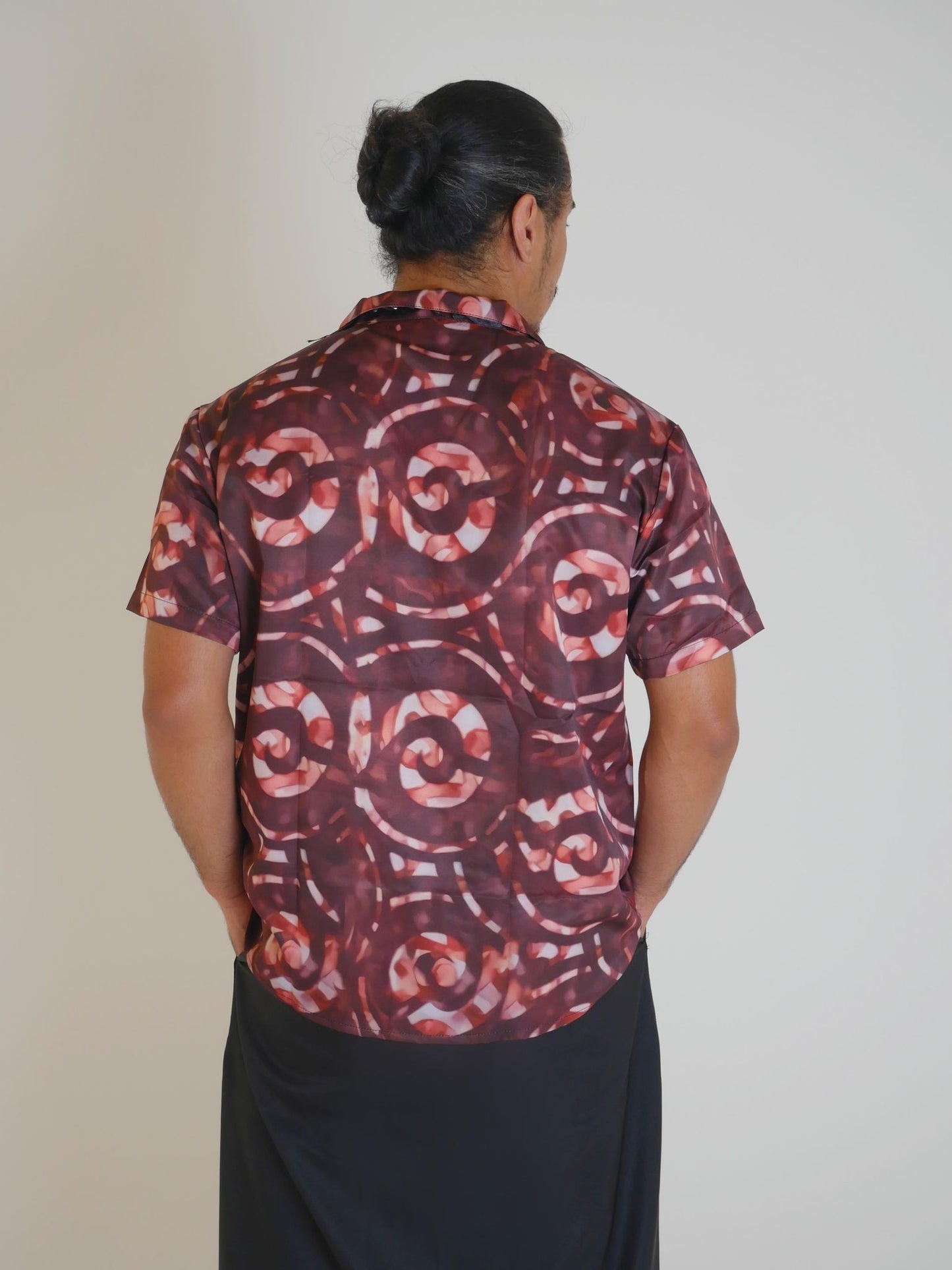 Iupeli Collection - Mens Brown Summer Elei Shirt
