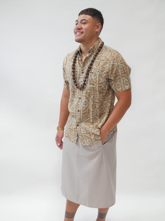 Tanoa Samoa Lemele Men’s Rayon Shirt