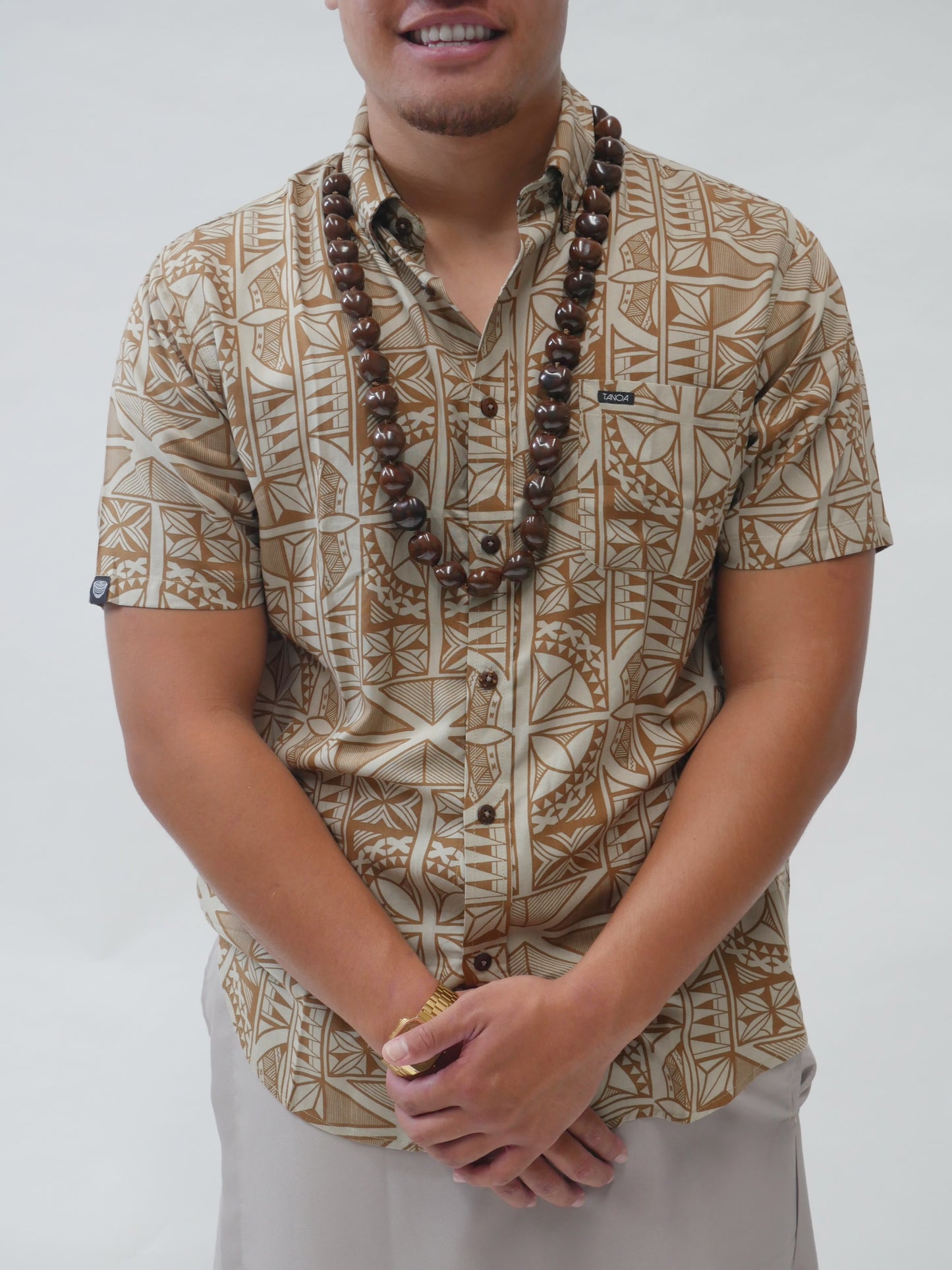 Tanoa Samoa Lemele Men’s Rayon Shirt