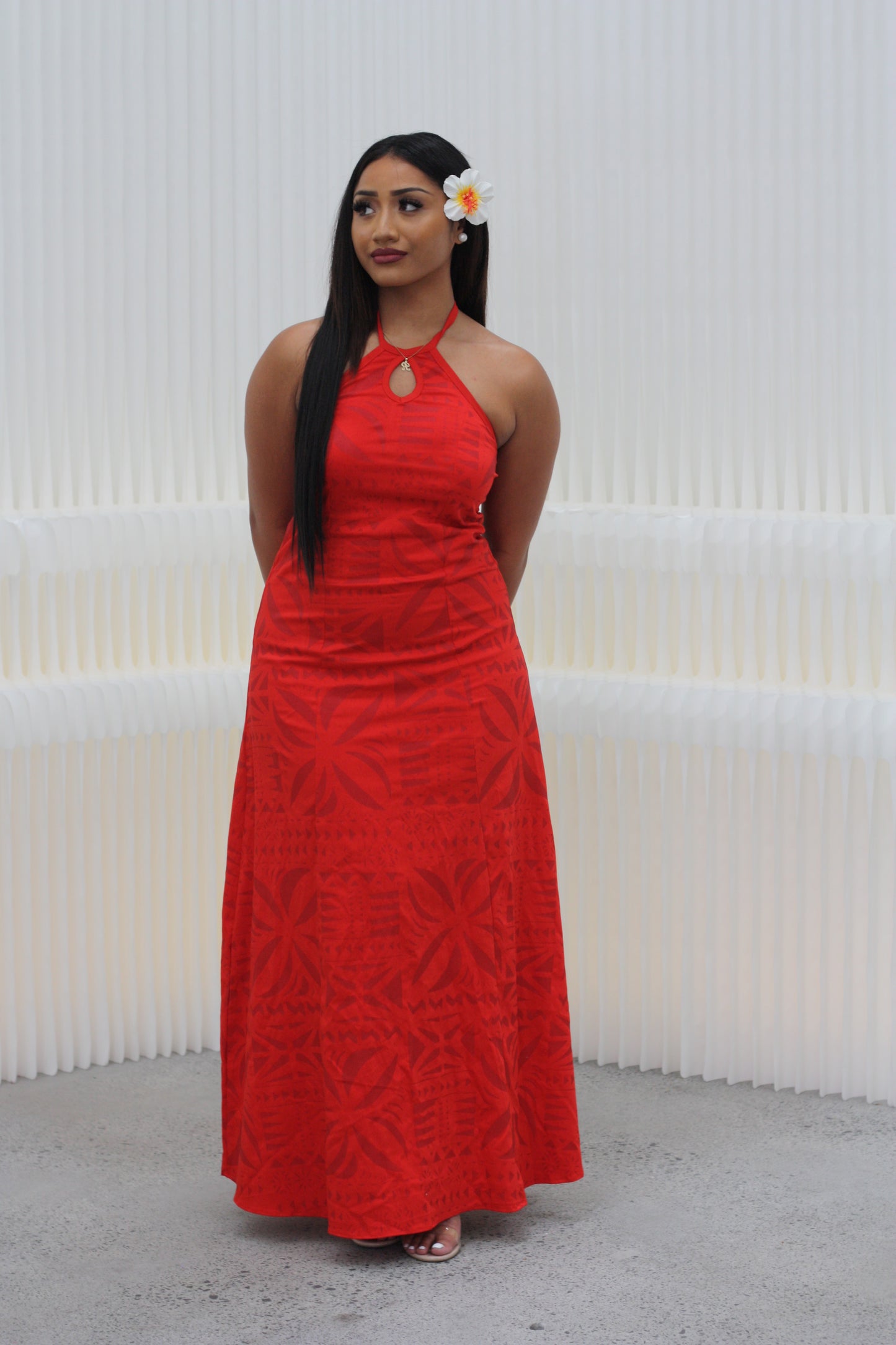 Cece's Ruby Halter Dress