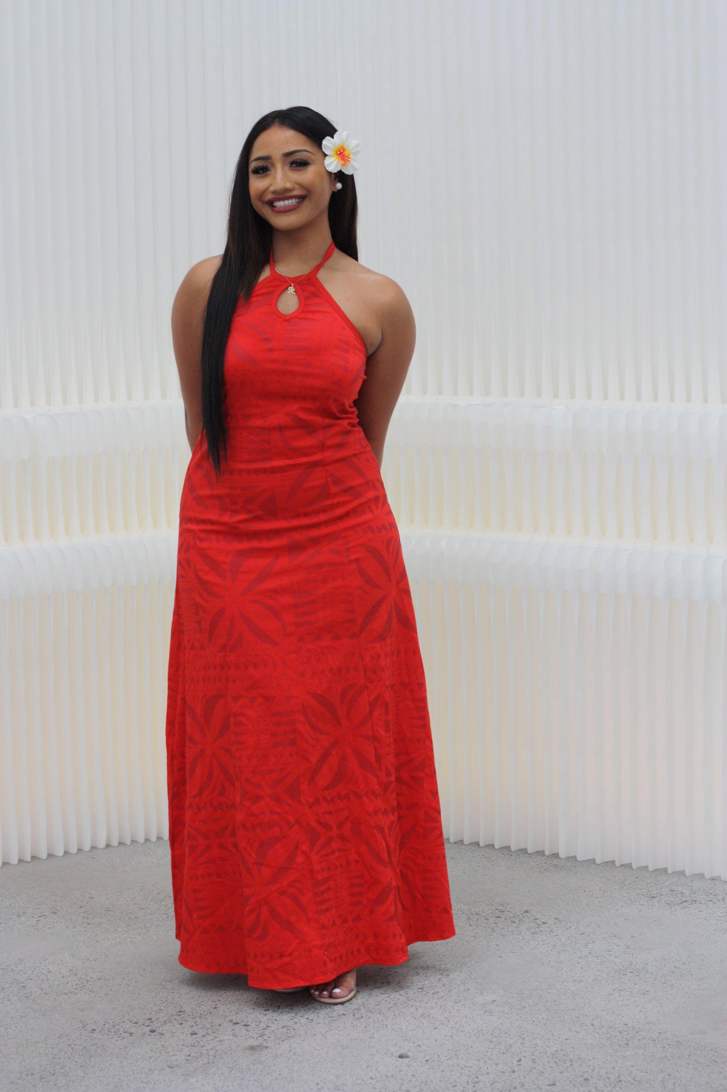 Cece's Ruby Halter Dress