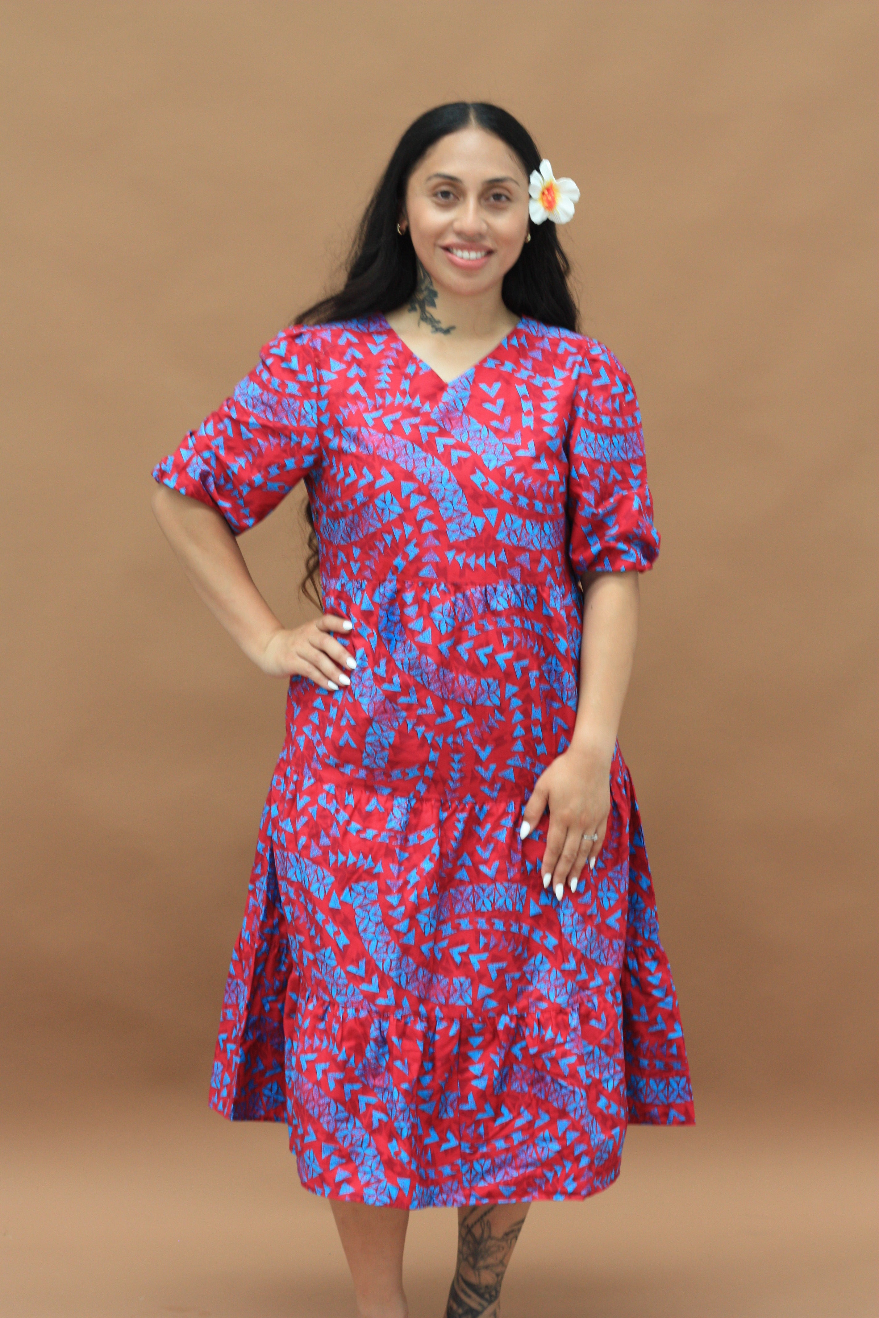Kalavata Plum Women's Dress FB1720 – Pacific Way Gift Shop