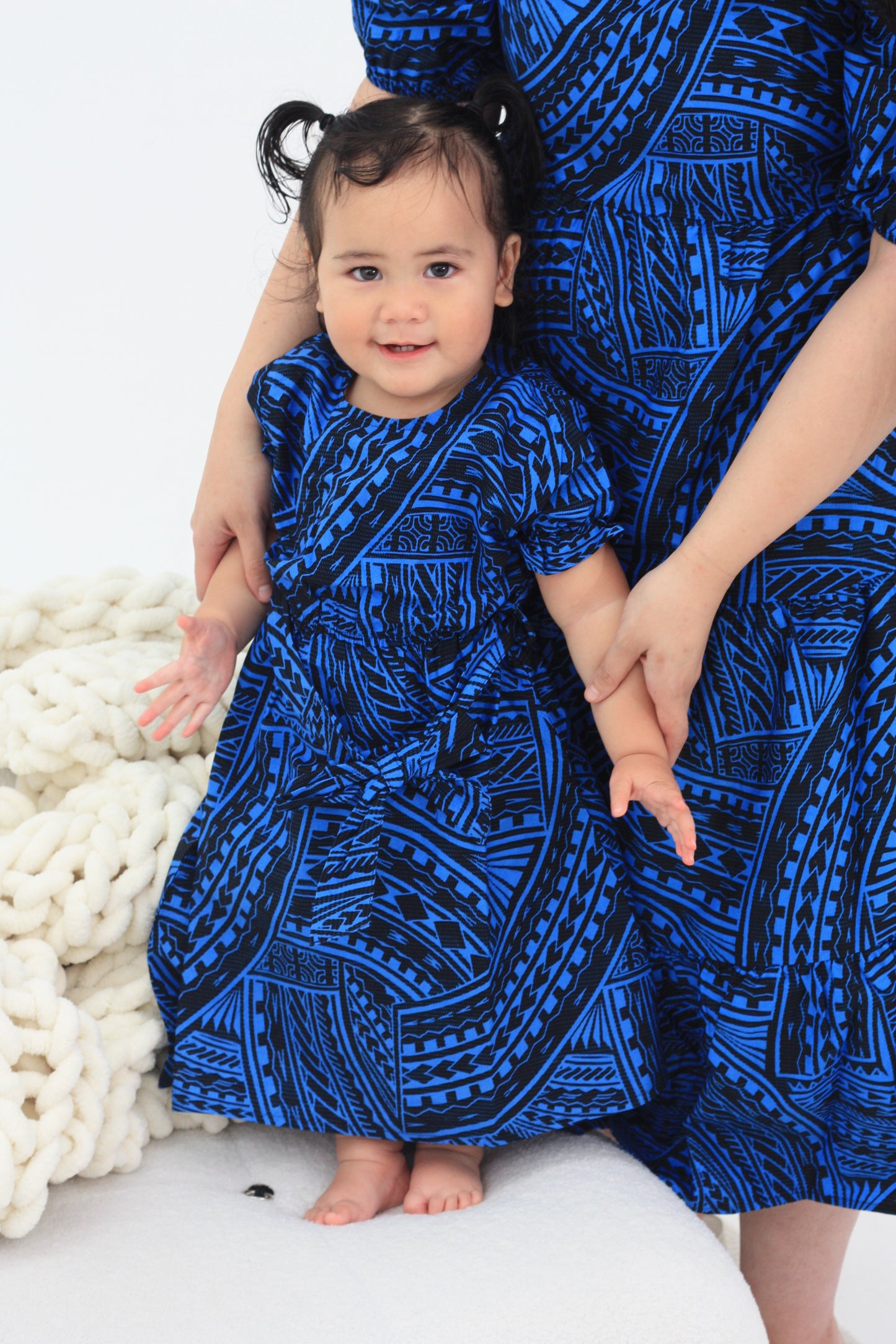 Kalavata Girls Rylee Dress (LG1962) Blue Black