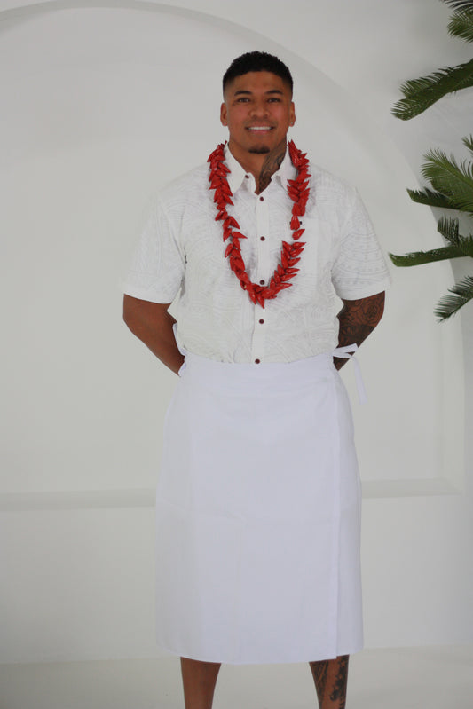 Iefaitaga-Sulu Men's Plain White