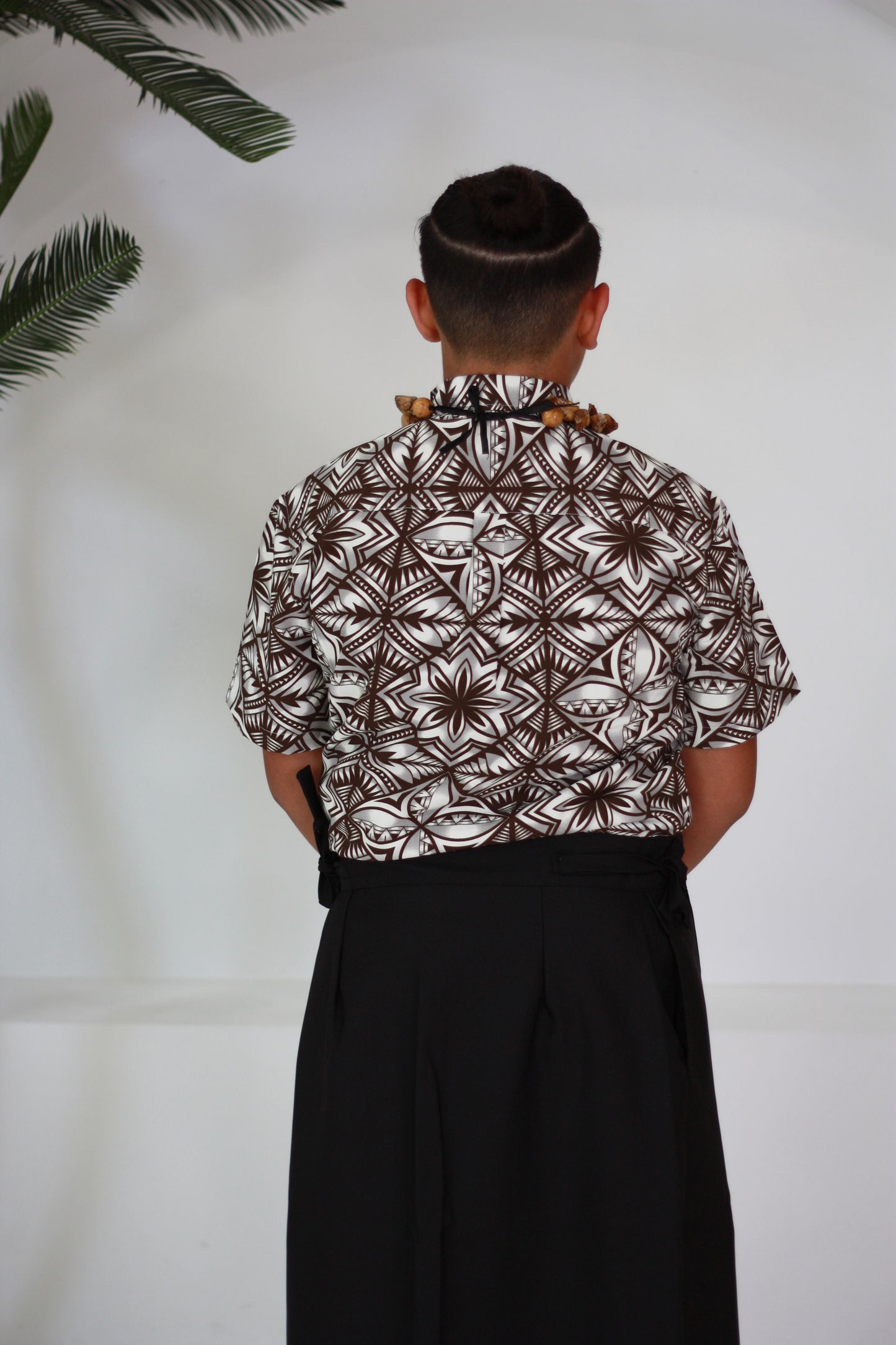 Tribal Origin Boys Shirt- Bitu  SB2080 (Brown)
