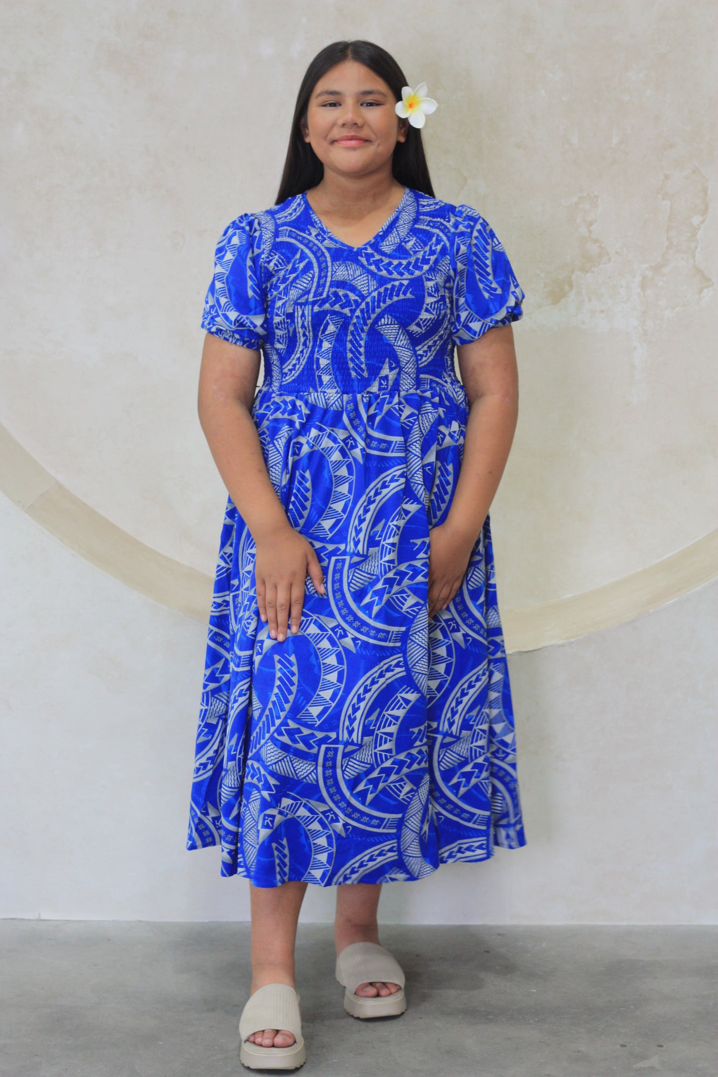 Tribal Origin Arabella Women's Dress in Blue LD4787
