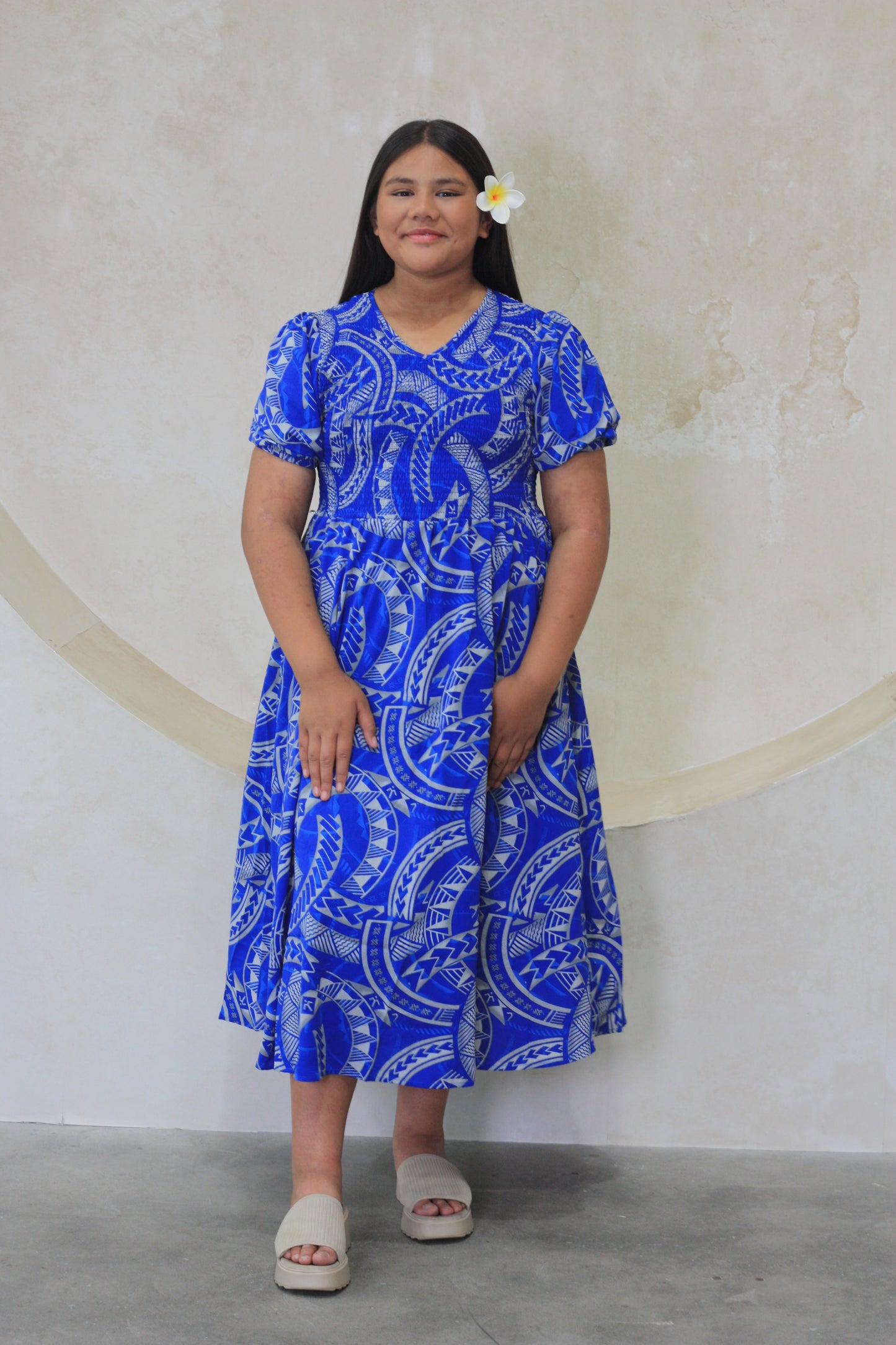Tribal Origin Arabella Women's Dress in Blue LD4787