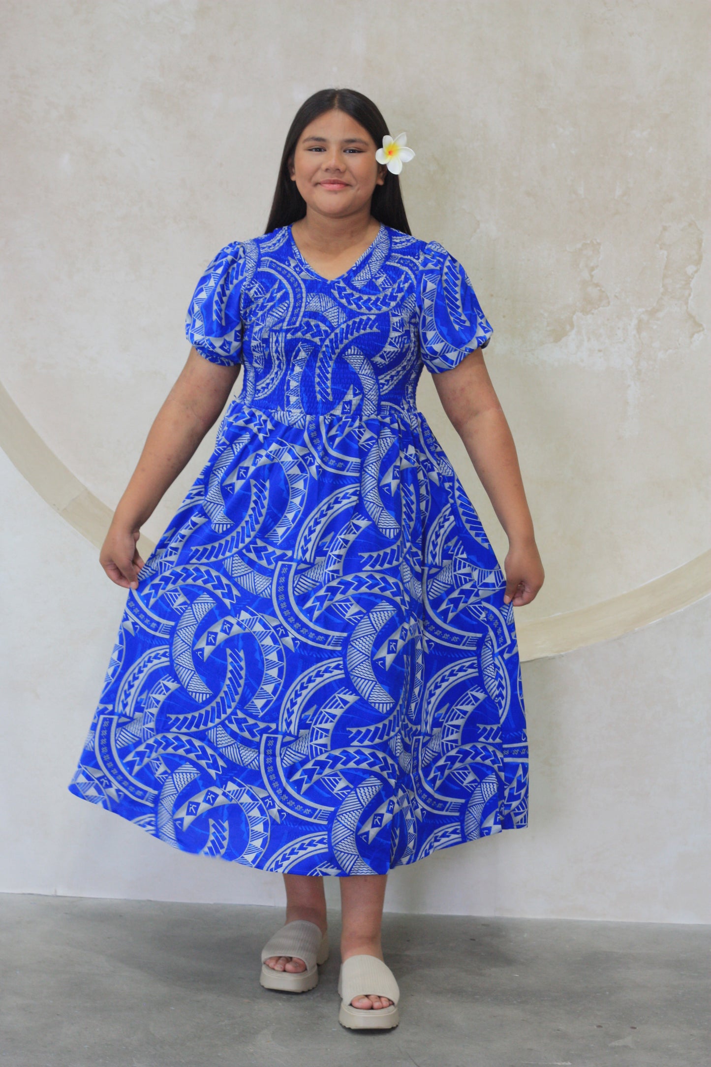 Tribal Origin Arabella Women's Dress in Blue LD4787