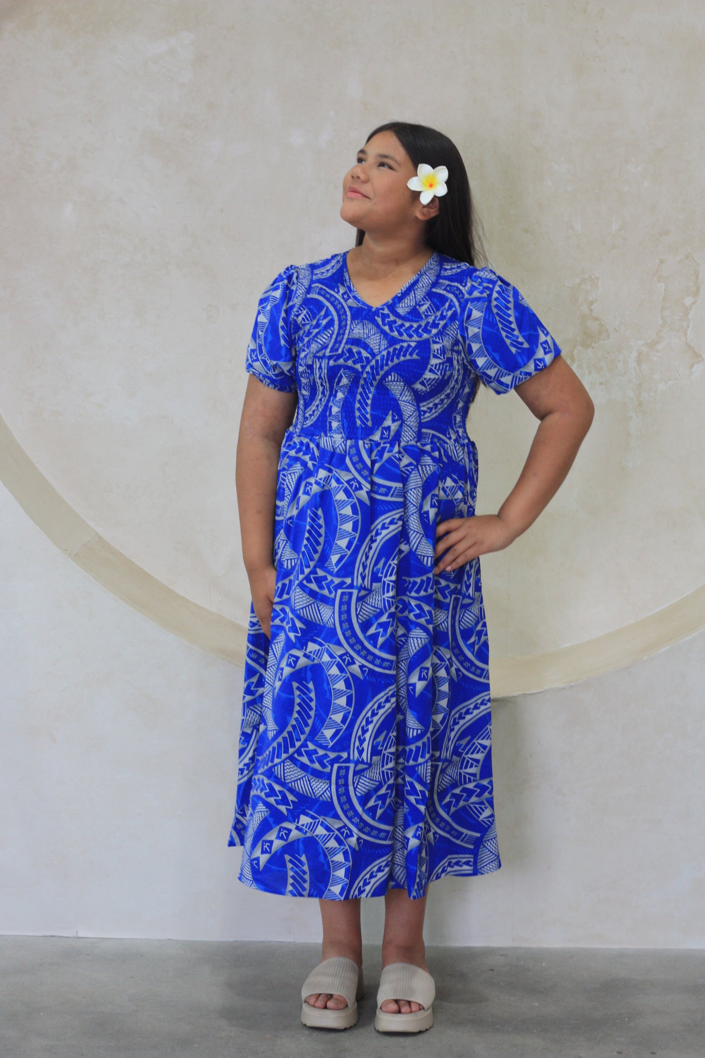 Tribal Origin Arabella Women's Dress in Blue LD4787