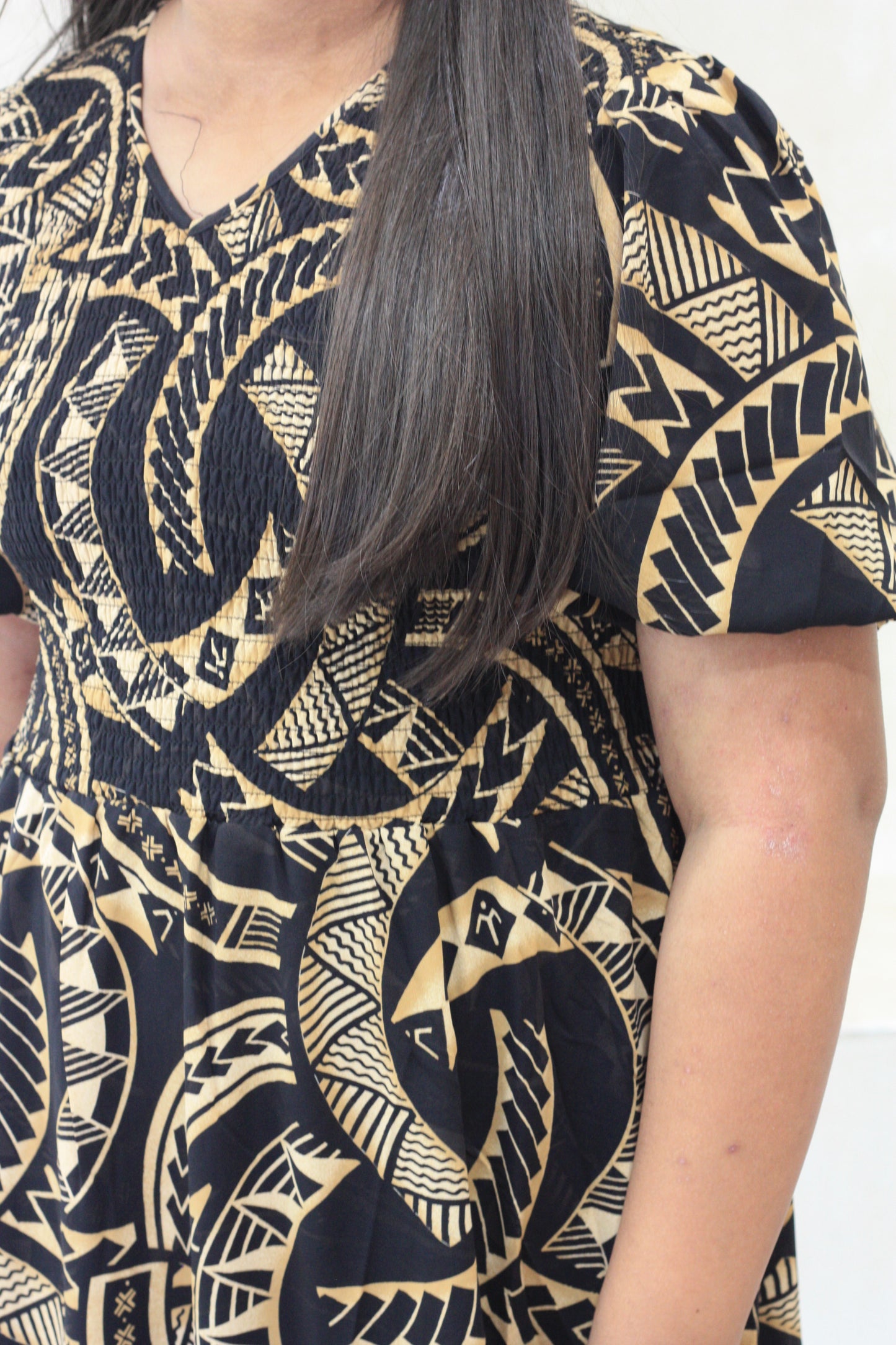 Tribal Origin Women's Arabella Dress in Black/Brown LD4787
