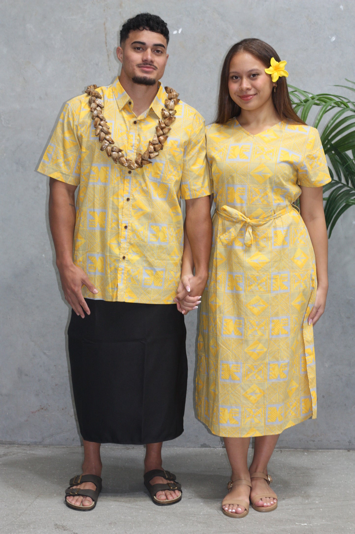 Tribal Origin Ladies Arina Dress LD4783 (Yellow)