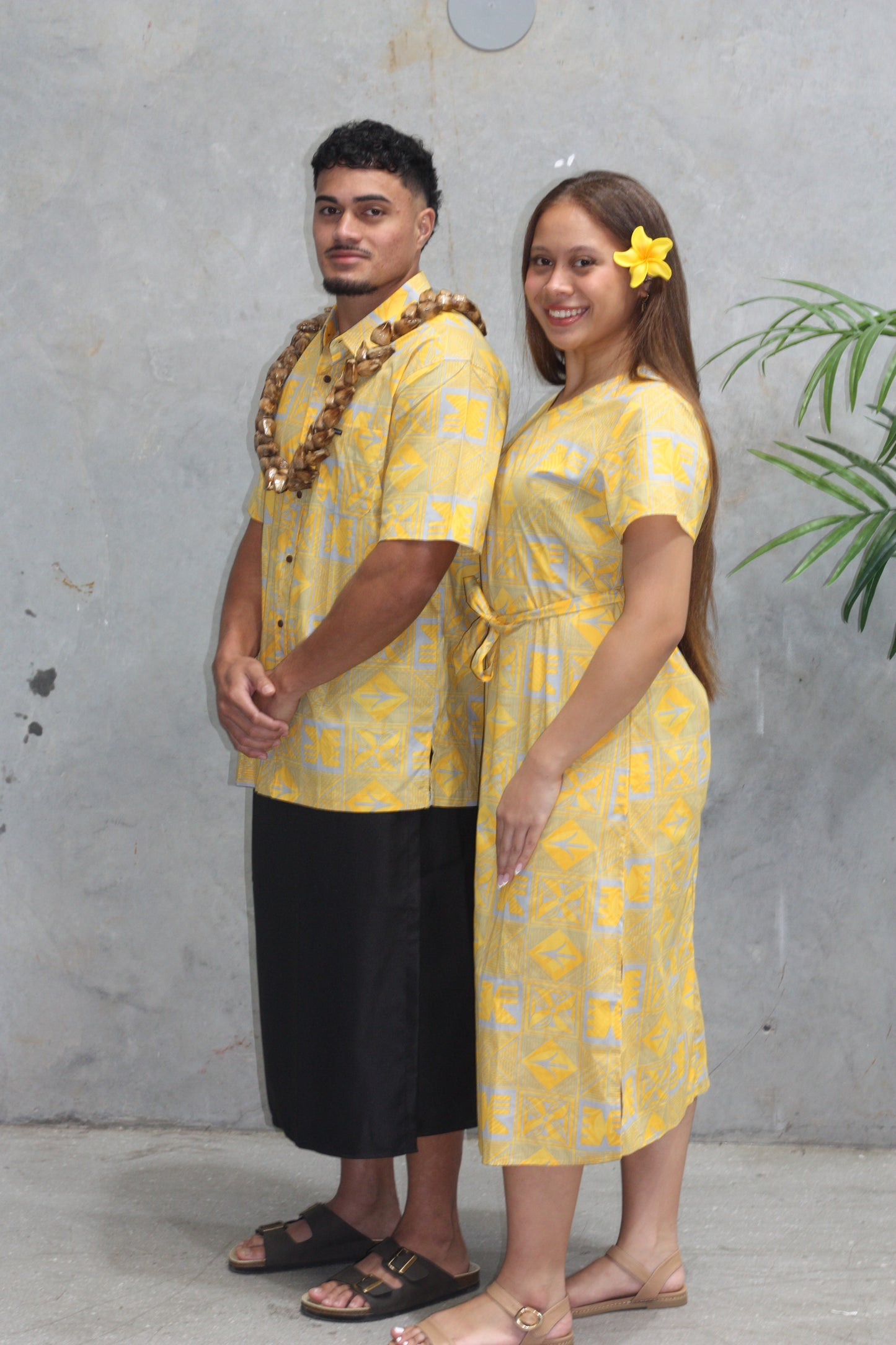 Tribal Origin Ladies Arina Dress LD4783 (Yellow)