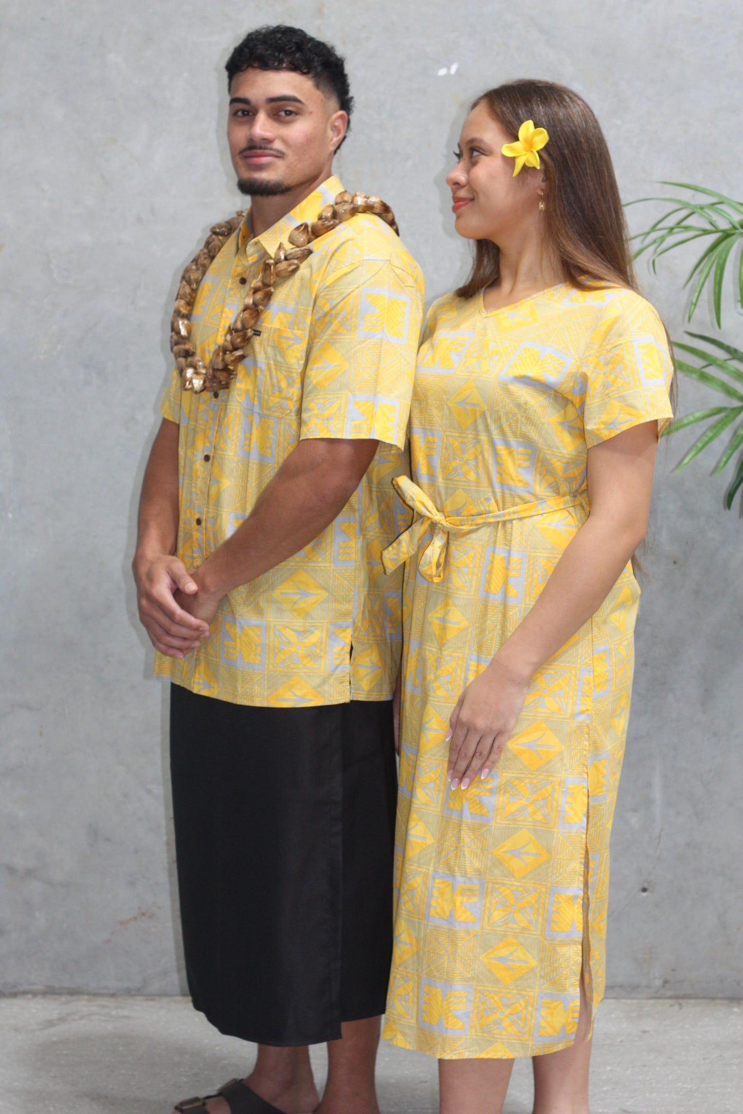 Tribal Origin Ladies Arina Dress LD4783 (Yellow)