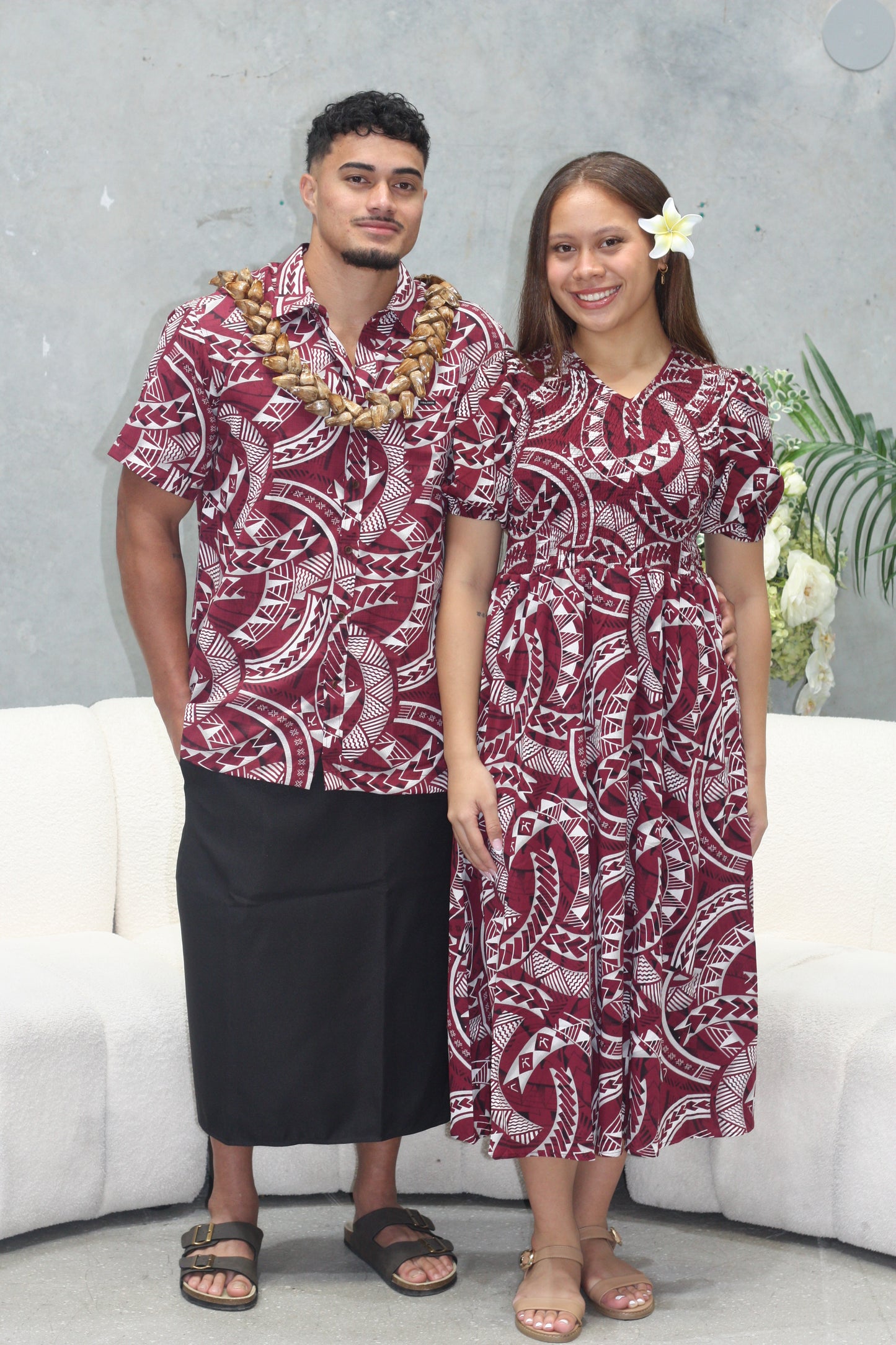 Tribal Origin Arabella Dress - Kovia  in Maroon LD4787