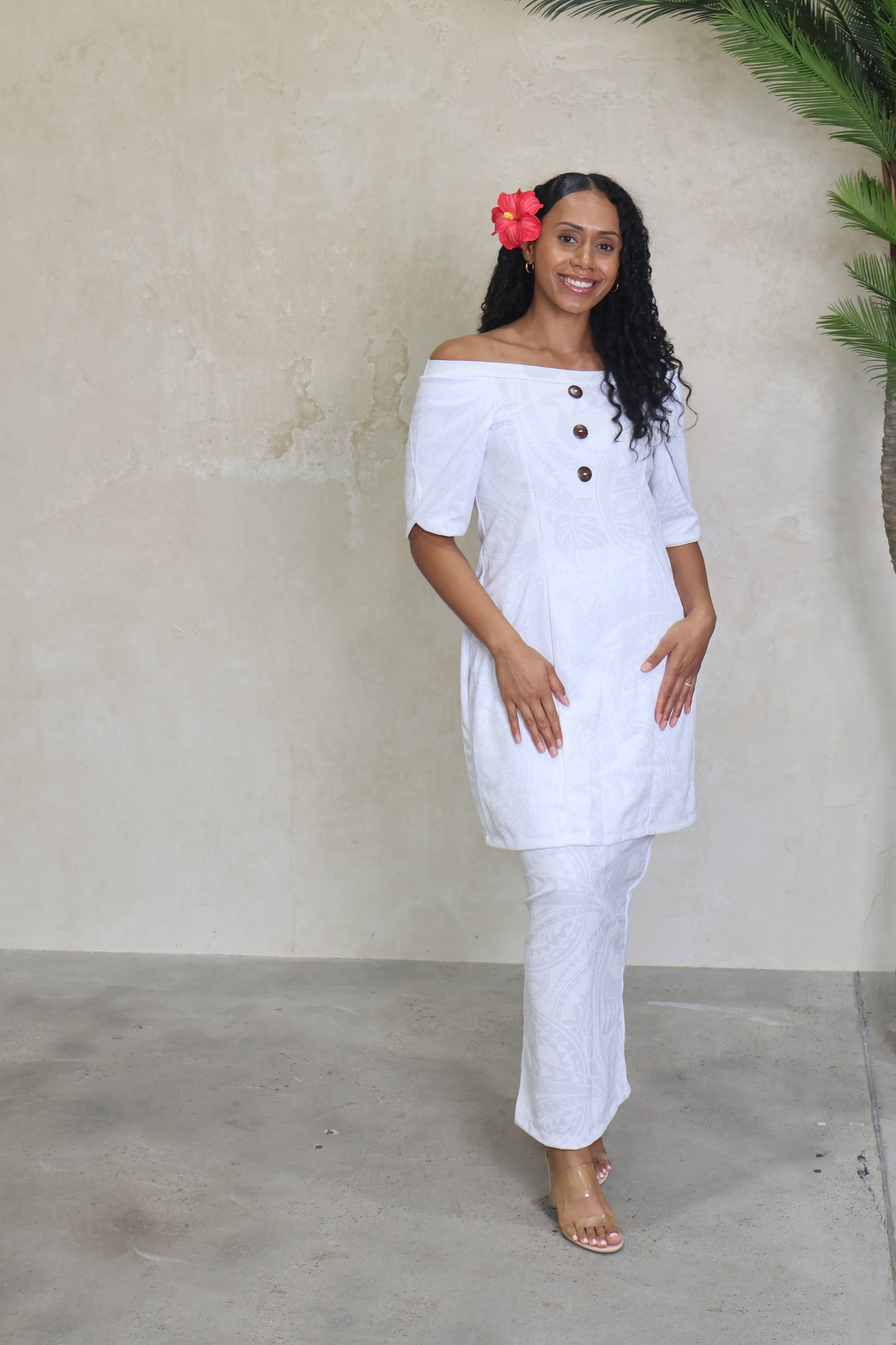 Rimani Samoa Button Elei Puletasi (Size 14 only)