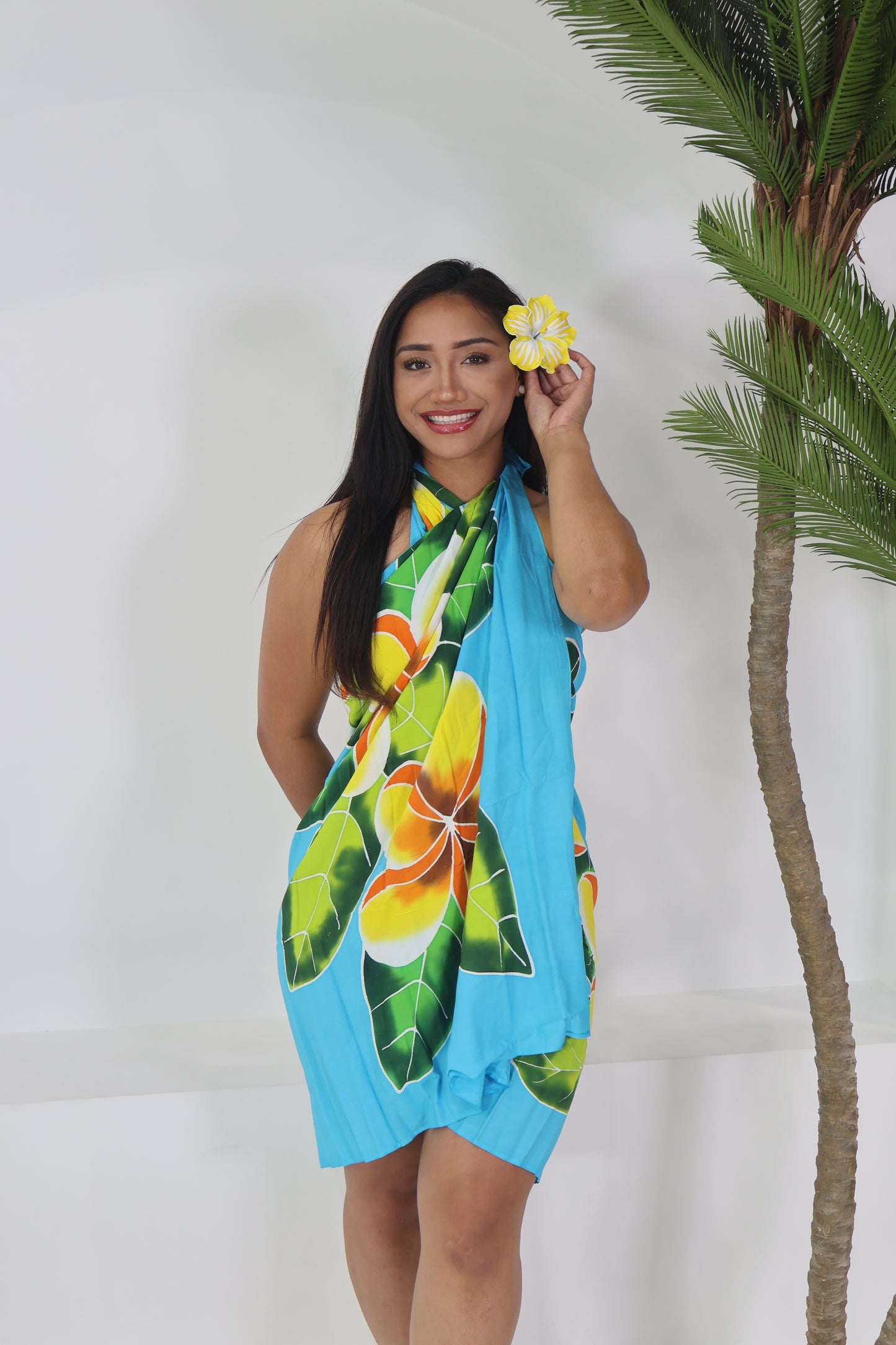 Lavalava-Ie Hawaiian Rayon Sarong