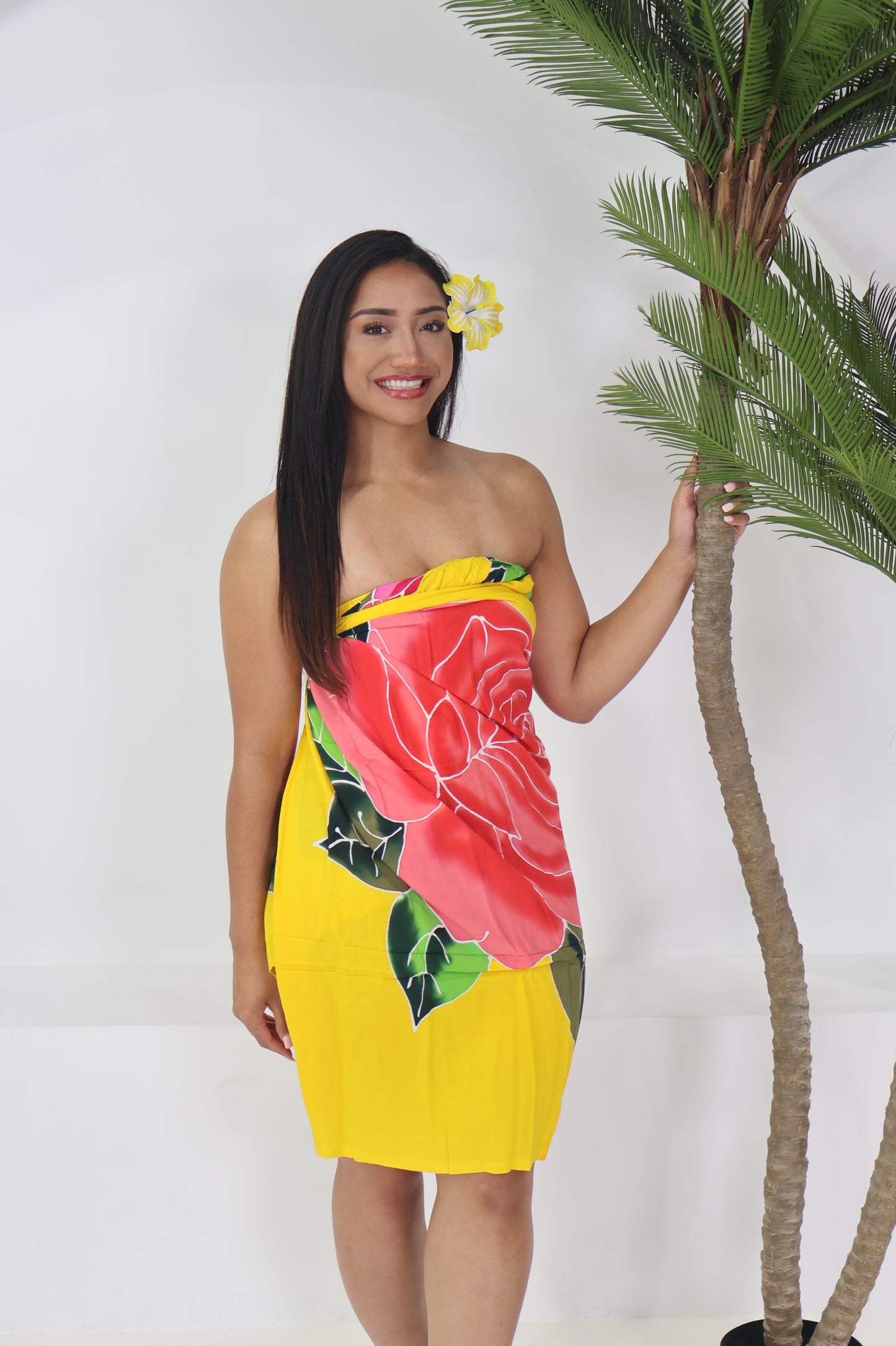 Lavalava-Ie Hawaiian Rayon Sarong