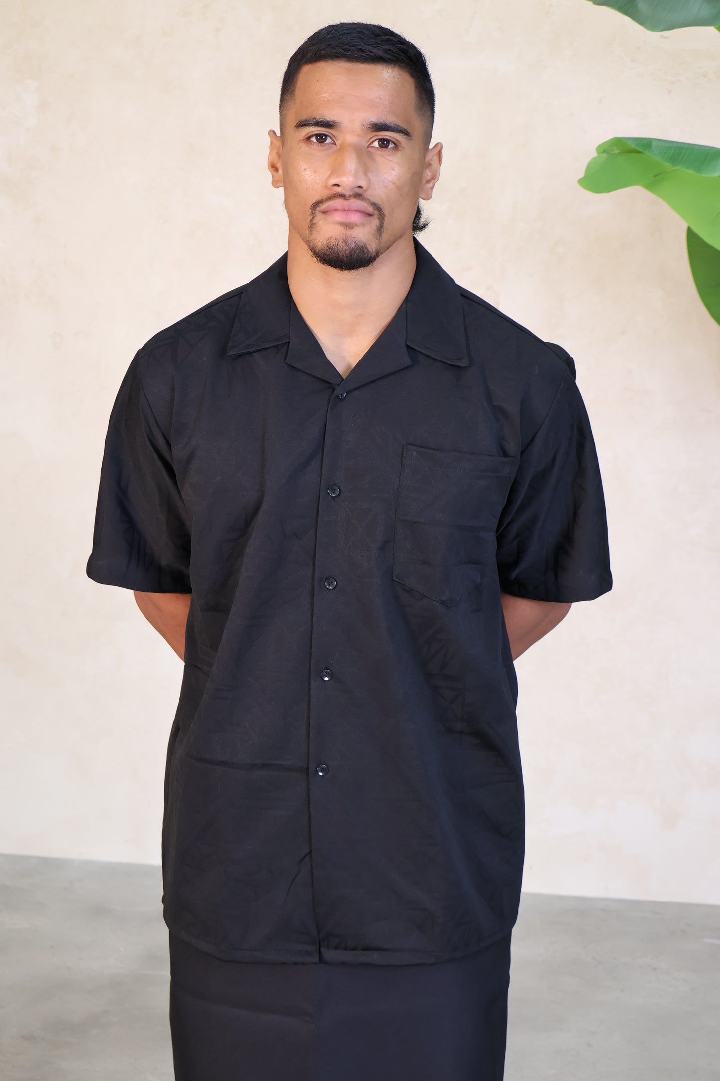 Polynesian Fashion Men's Black Shirt