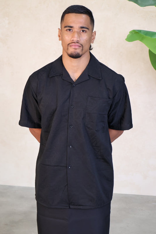 Polynesian Fashion Men's Black Shirt