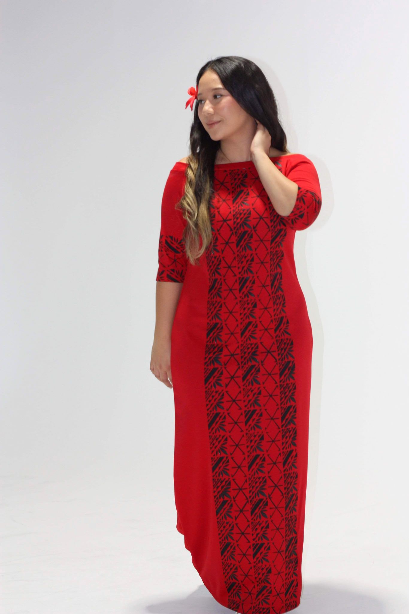 Cece's Red Regal Kiara Dress