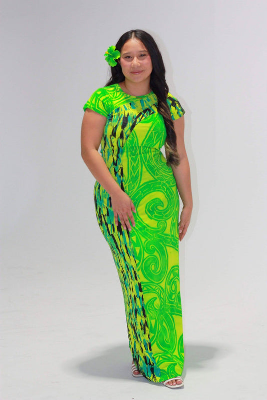 Cece's Lime Kiara Dress