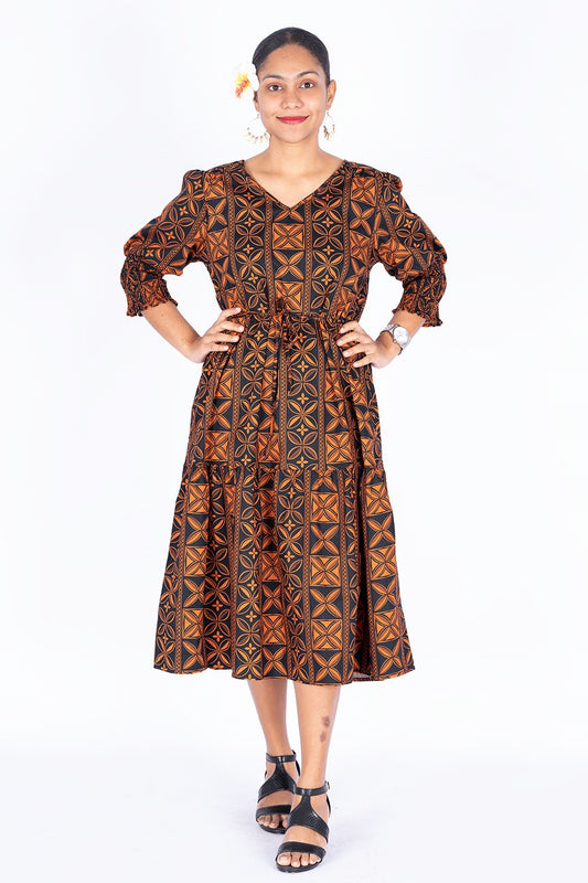 Tribal Origin Kalavata-Ioana Ladies Jolene Dress Black