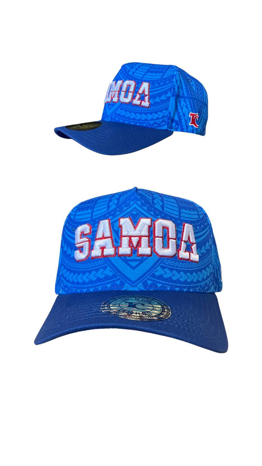 Tuff Coconut Toa Samoa Baseball Cap ( New ) Blue & Red