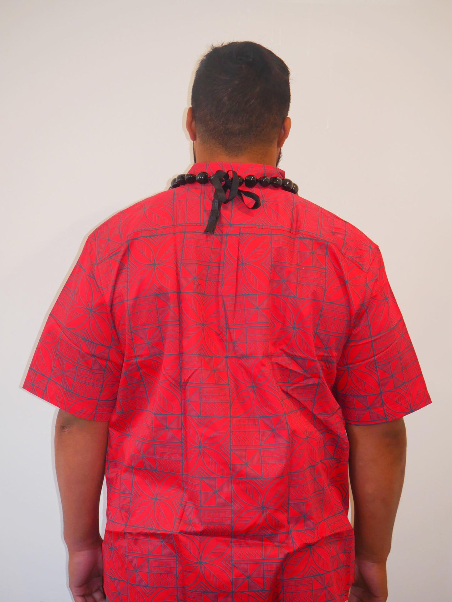 Tanoa Samoa Men's Tuaefu Shirt (Red)