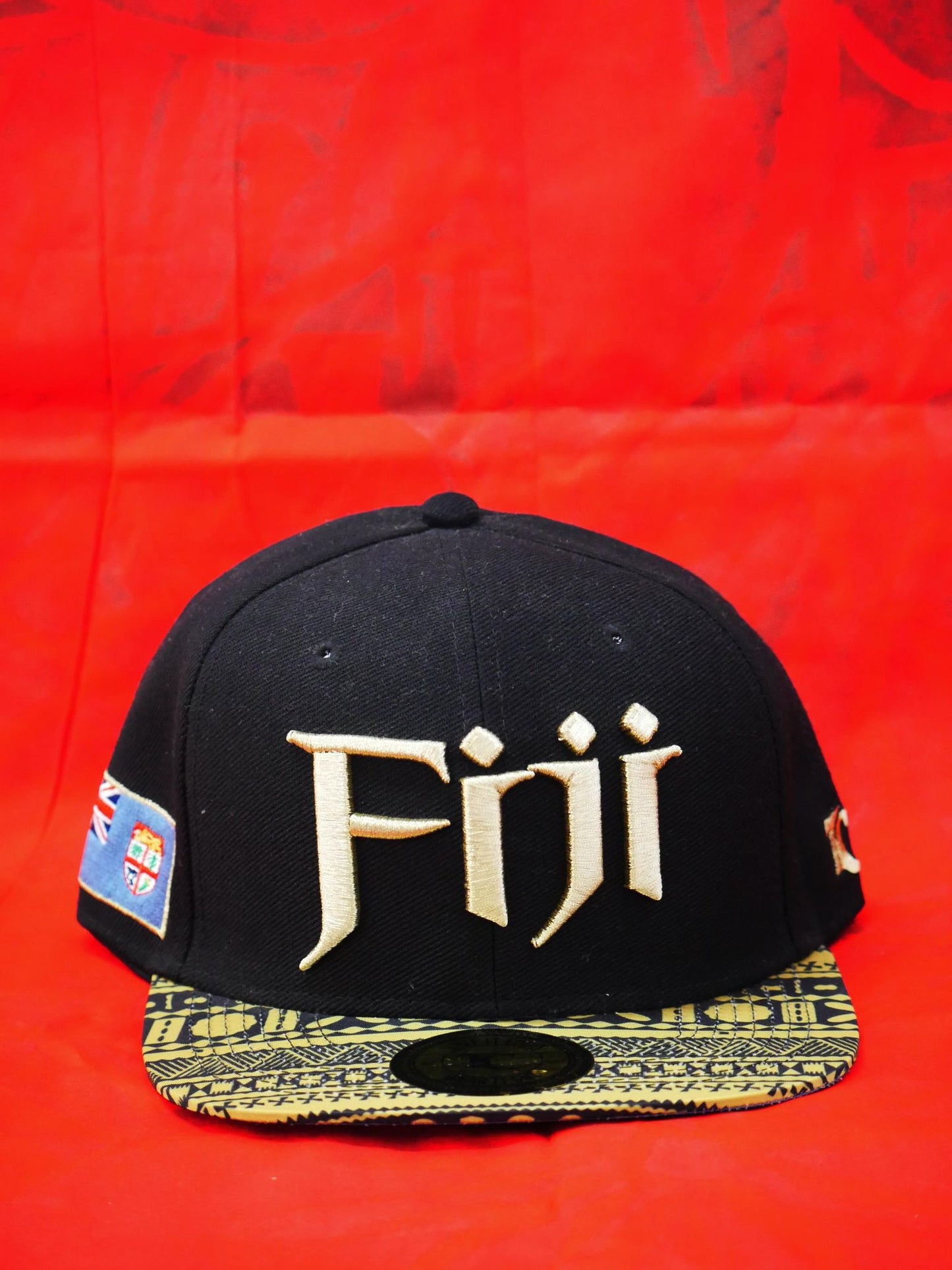 Tuff Kokonut's "Fiji" Snapback (Black & Gold)