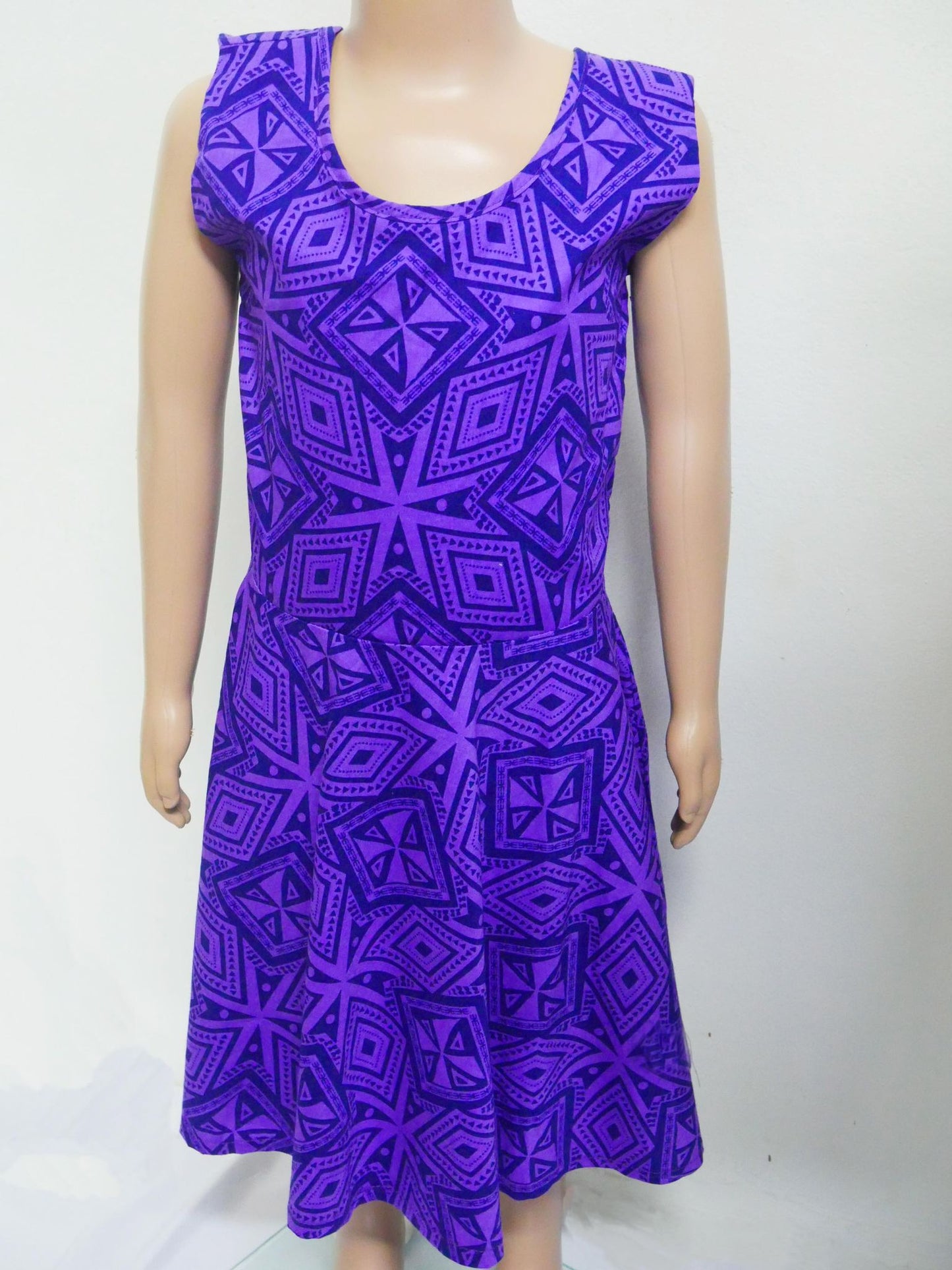 Tanoa Samoa Girls Purple Dress (Pure Purple)