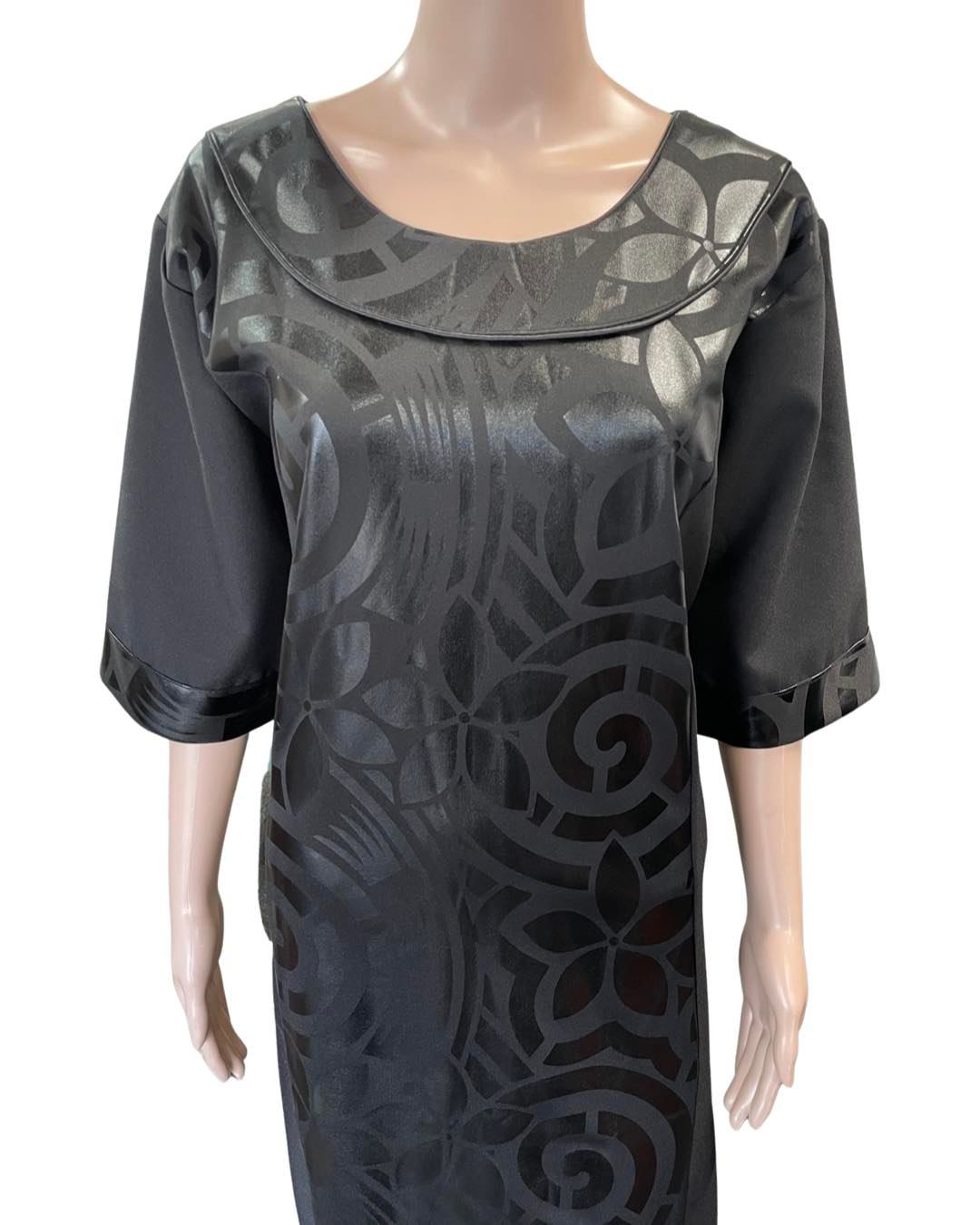 Polynesian Fashion Women's Black Dress