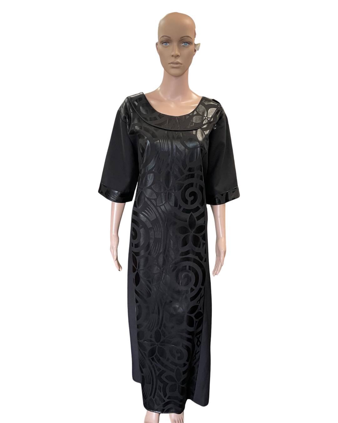 Polynesian Fashion Women's Black Dress